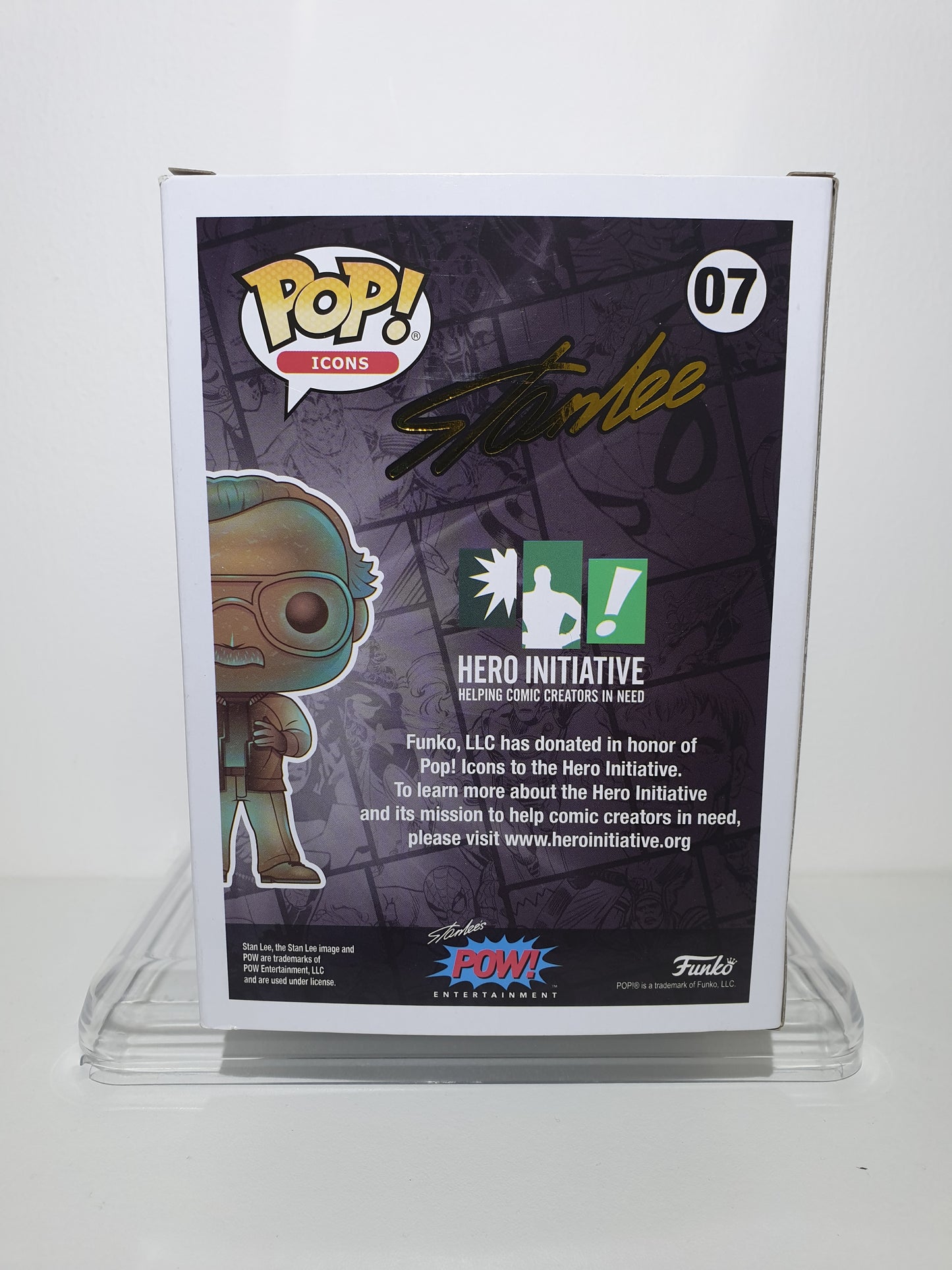 FUNKO POP 07 - STAN LEE PATINA - OCCASION