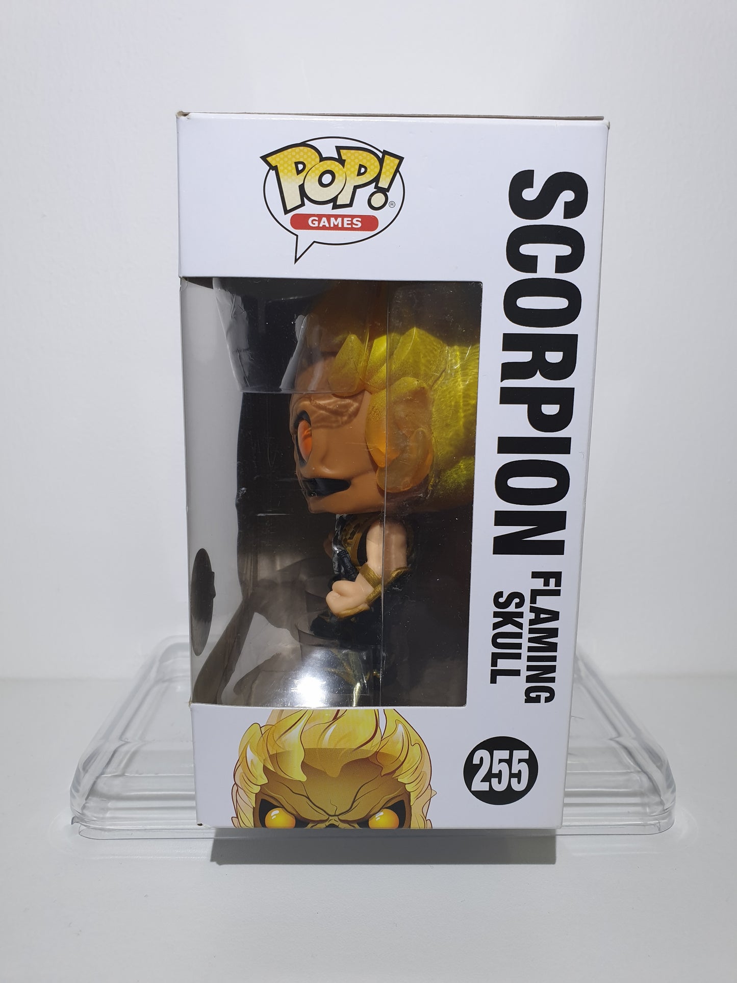 FUNKO POP 255 - MORTAL KOMBAT X - SCORPION FLAMING SKULL - EXCLUSIVE - OCCASION