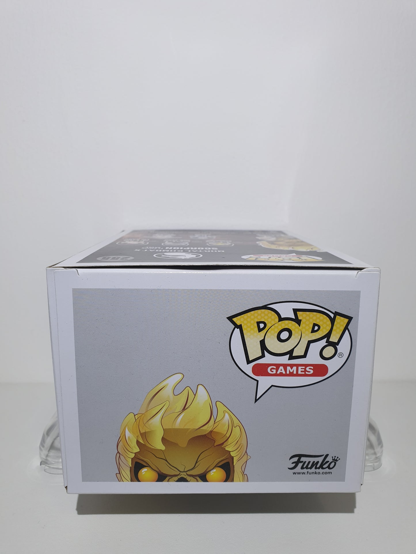 FUNKO POP 255 - MORTAL KOMBAT X - SCORPION FLAMING SKULL - EXCLUSIVE - OCCASION