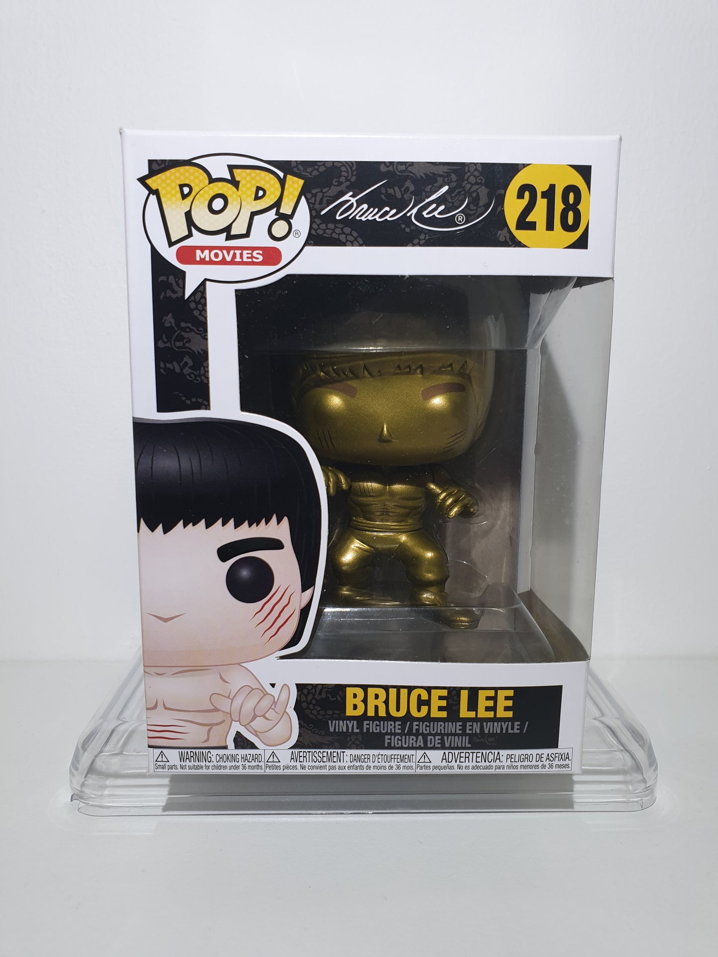 FUNKO POP 218 - BRUCE LEE GOLD - OCCASION