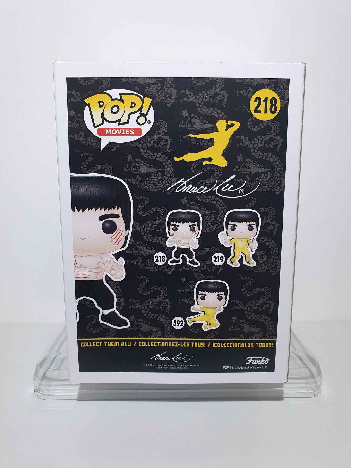 FUNKO POP 218 - BRUCE LEE GOLD - OCCASION