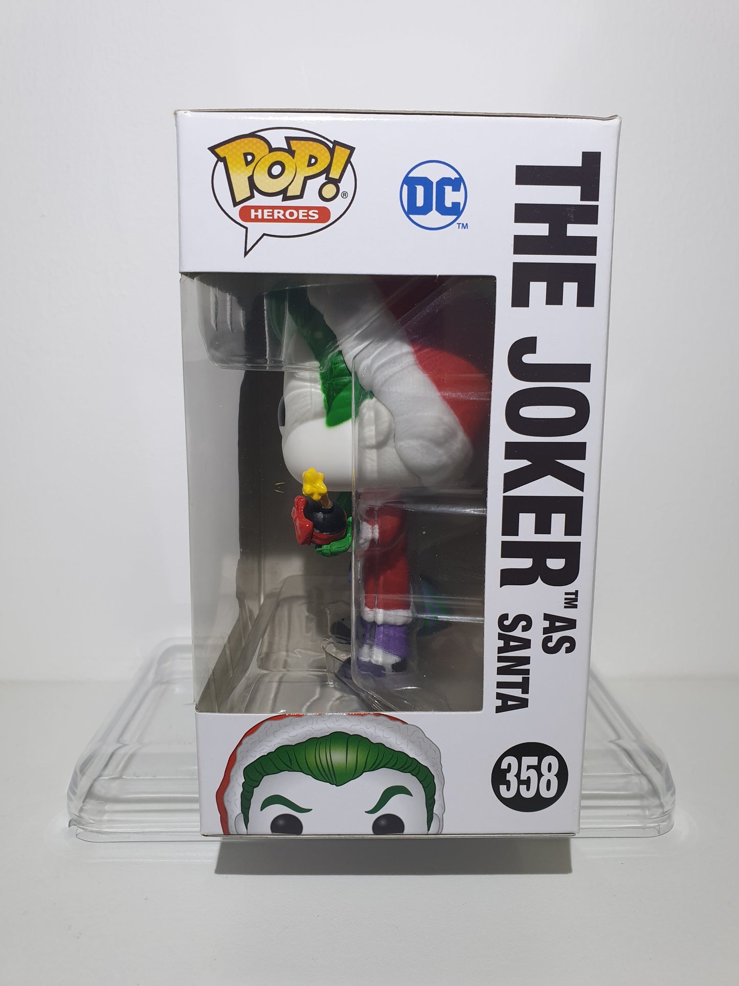 FUNKO POP 358 - DC SUPER-HEROES - THE JOKER AS SANTA - OCCASION