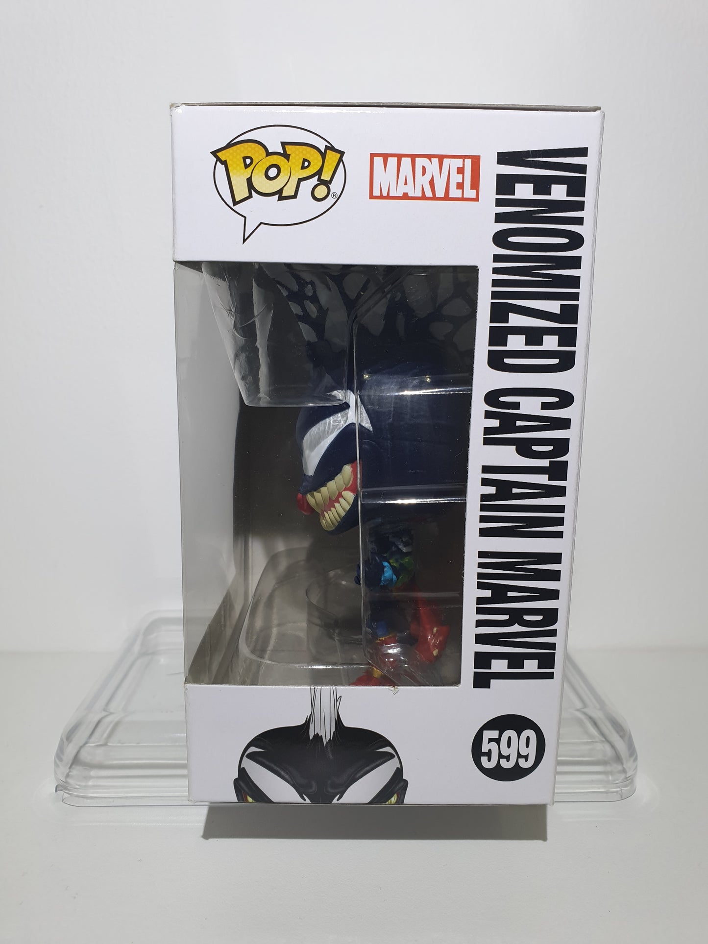 FUNKO POP 599 - MARVEL SPIDER-MAN MAXIMUM VENOM - VENOMIZED CAPTAIN MARVEL - OCCASION