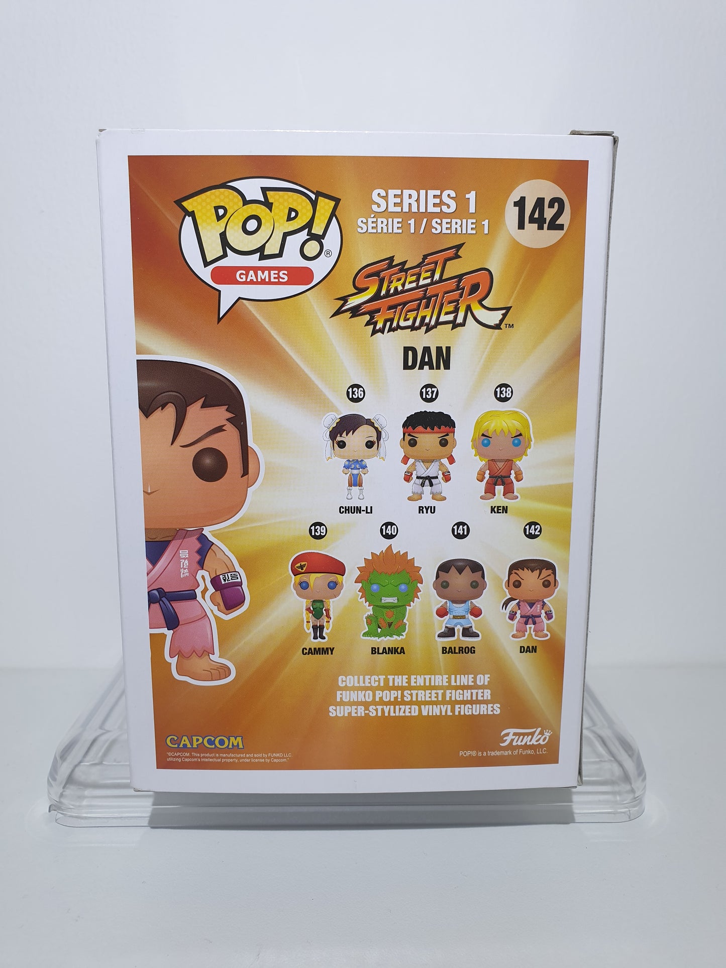 FUNKO POP 142 - STREET FIGHTER - DAN - OCCASION