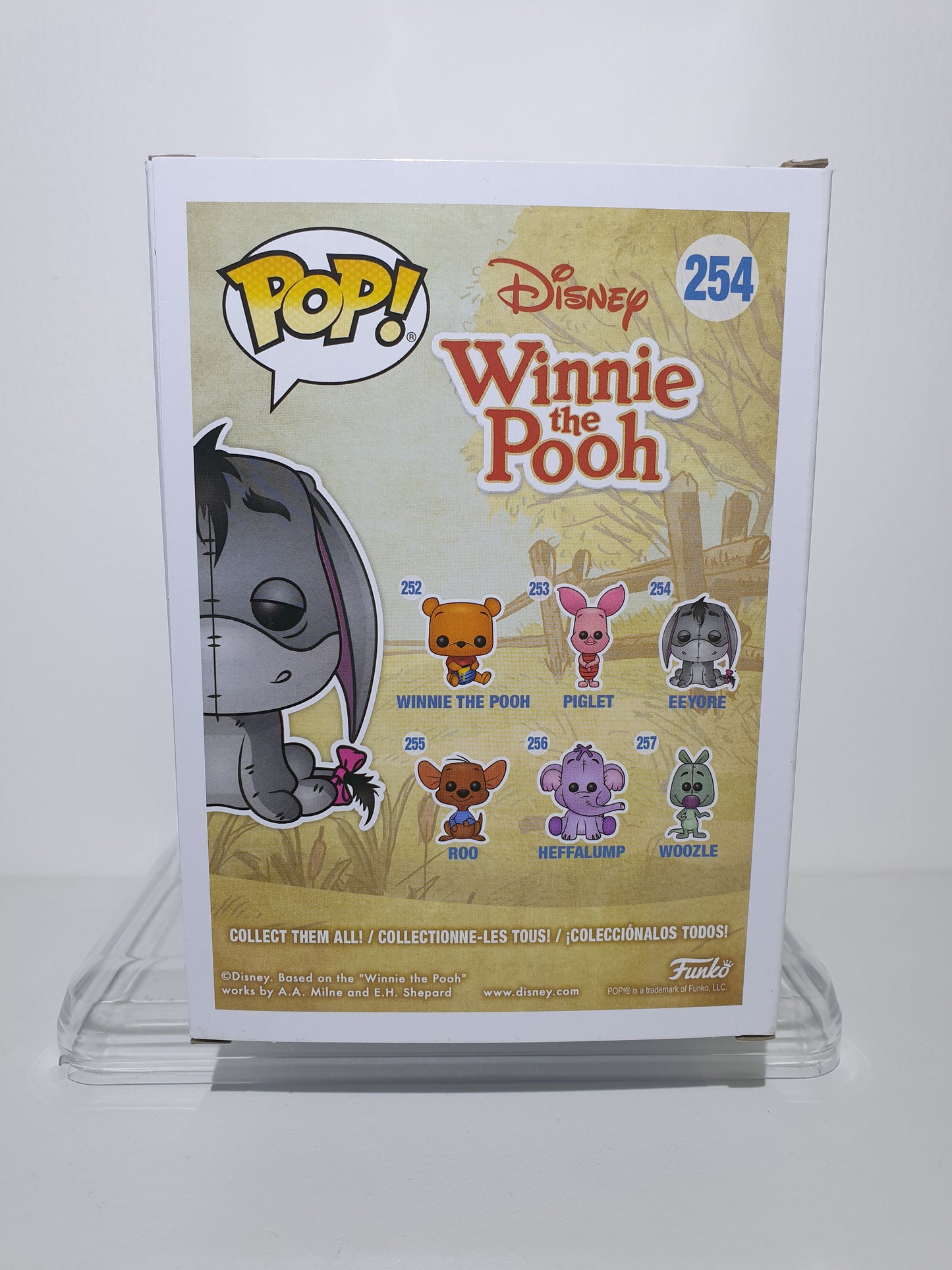 FUNKO POP 254 - DISNEY - WINNIE THE POOH - EEYORE - DIAMOND COLLECTION - SPECIAL EDITION - OCCASION