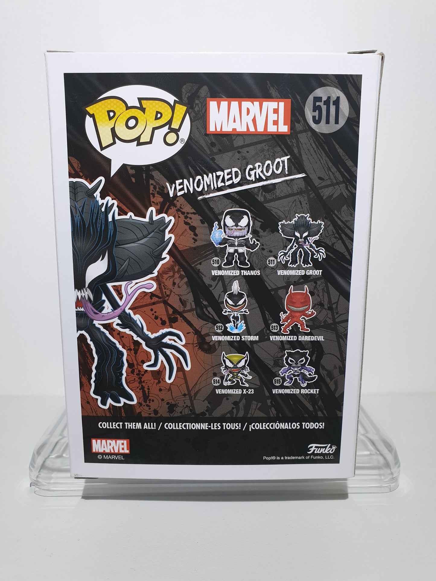 FUNKO POP 511 - MARVEL VENOM - VENOMIZED GROOT - OCCASION