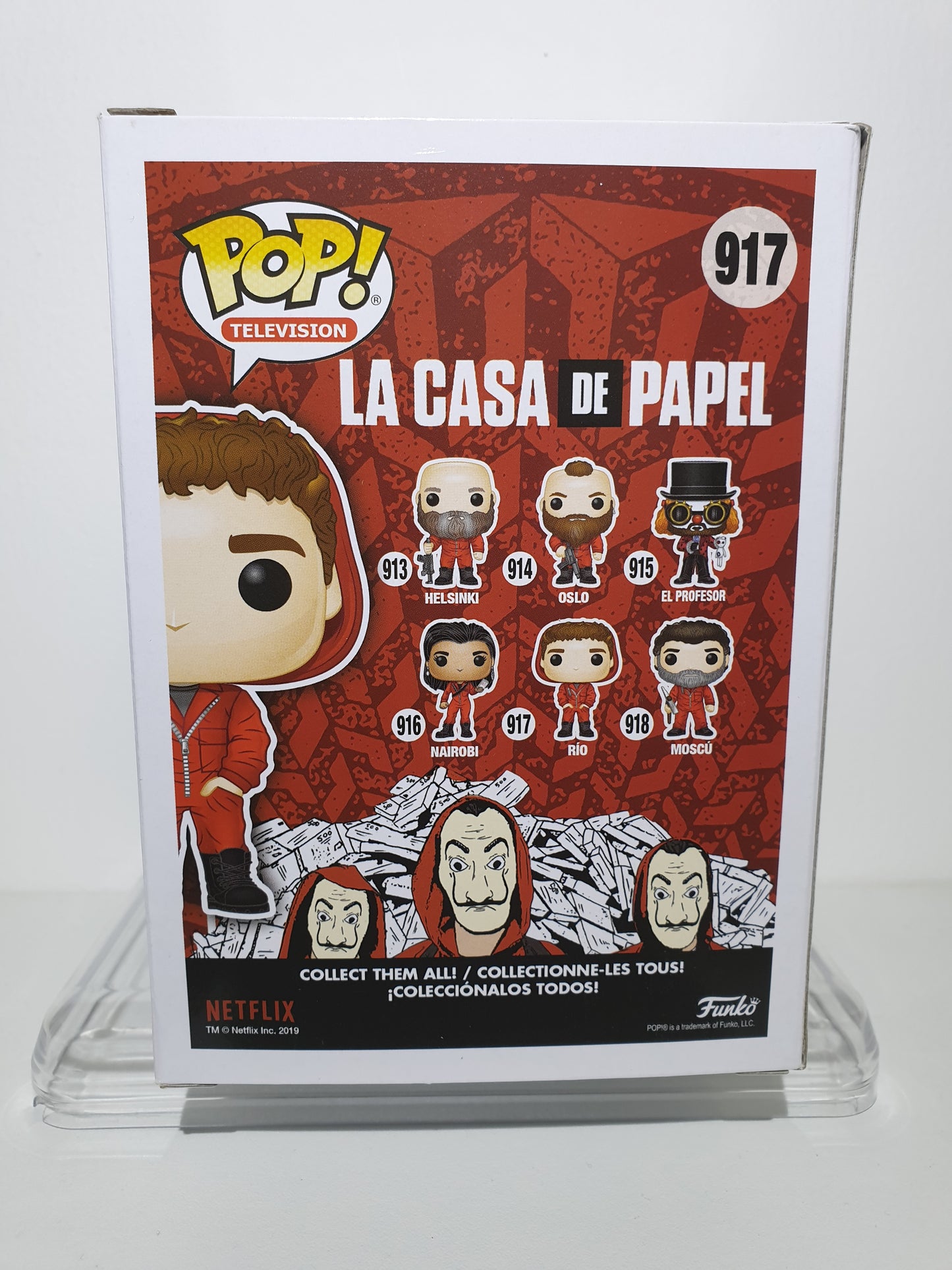 FUNKO POP 917 - LA CASA DE PAPEL - RIO - OCCASION