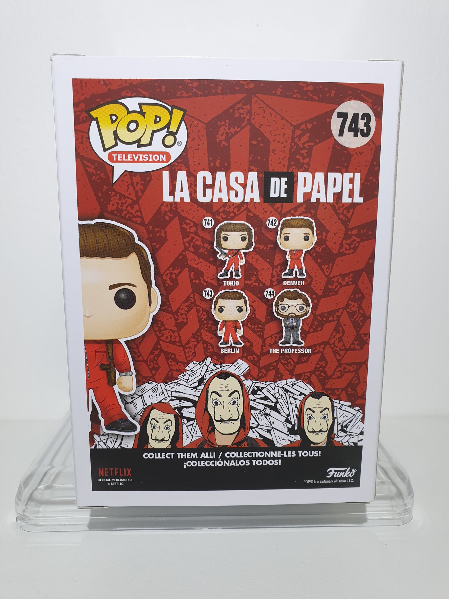 FUNKO POP 743 - LA CASA DE PAPEL - BERLIN - OCCASION