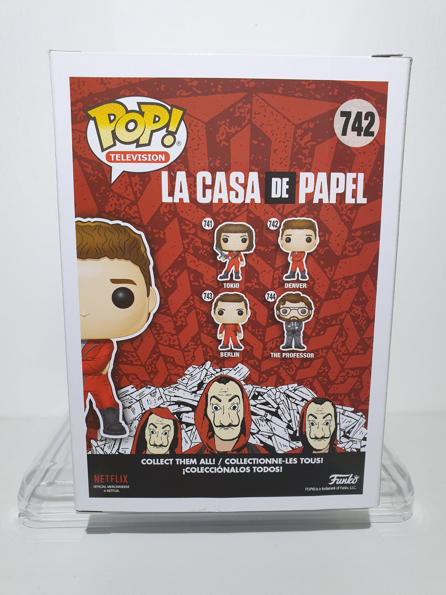 FUNKO POP 742 - LA CASA DE PAPEL - DENVER - OCCASION