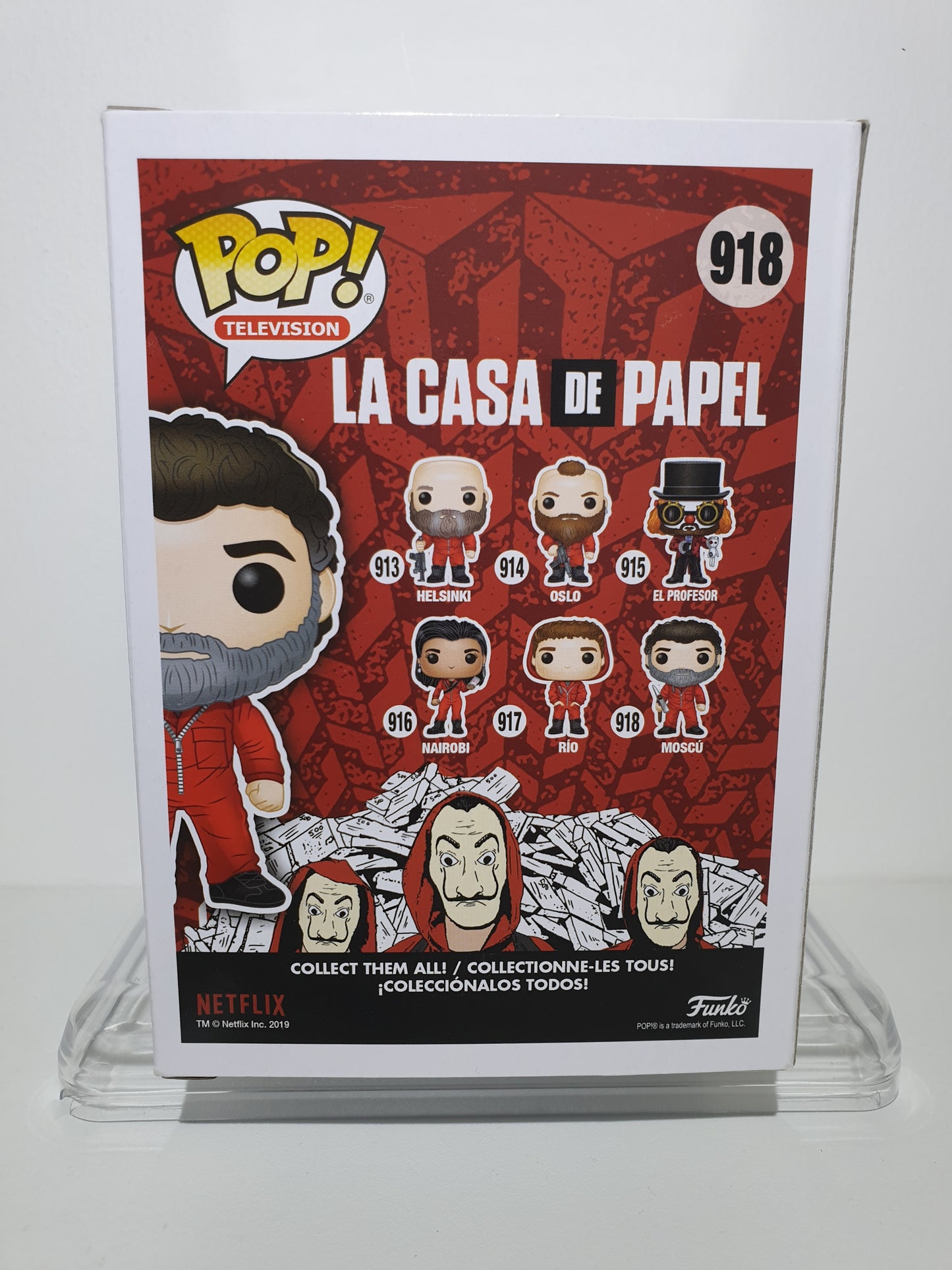 FUNKO POP 918 - LA CASA DE PAPEL - MOSCU - OCCASION