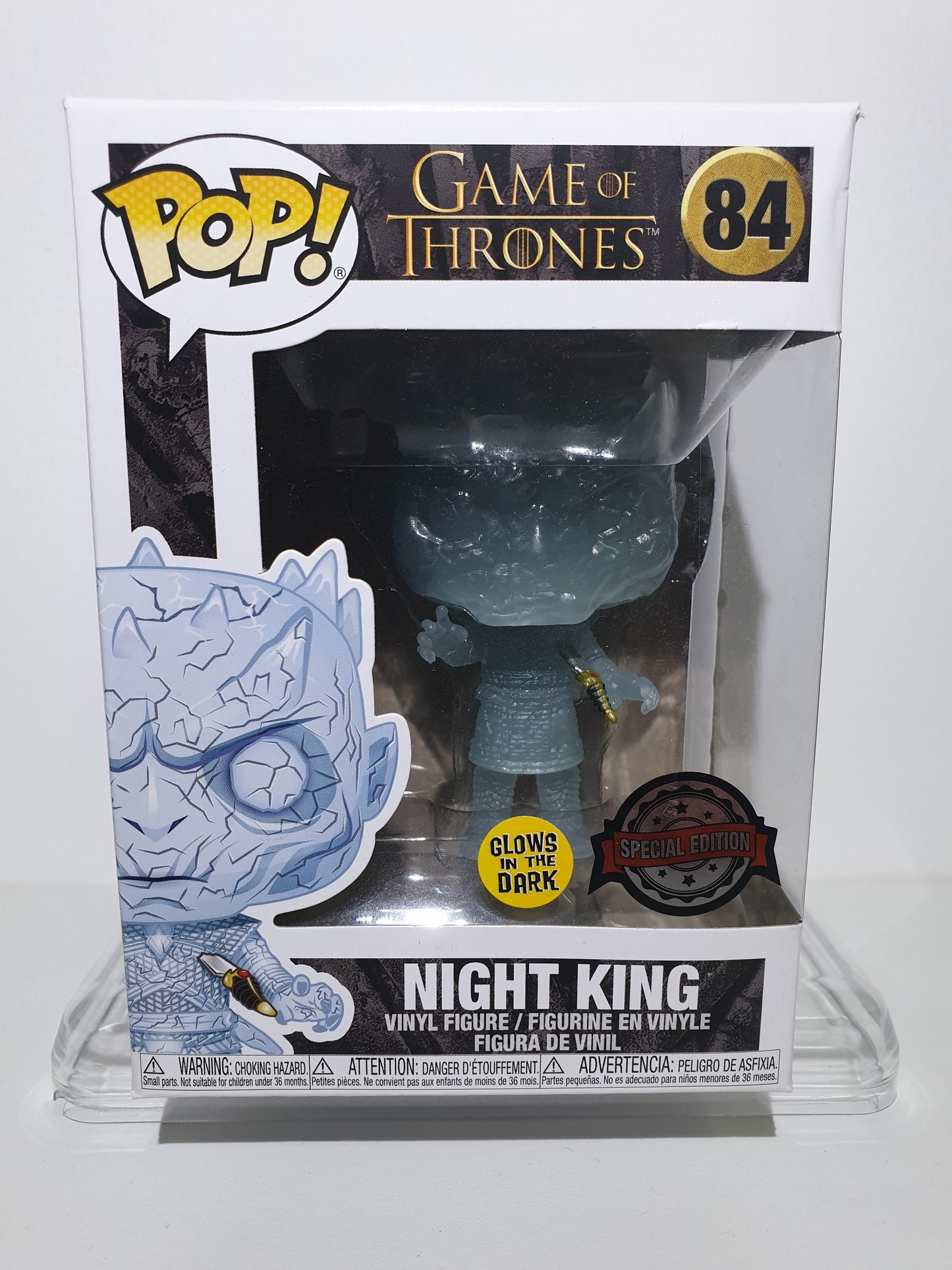FUNKO POP 84 - GAME OF THRONES - NIGHT KING - SPECIAL EDITION - GLOWS IN THE DARK - OCCASION