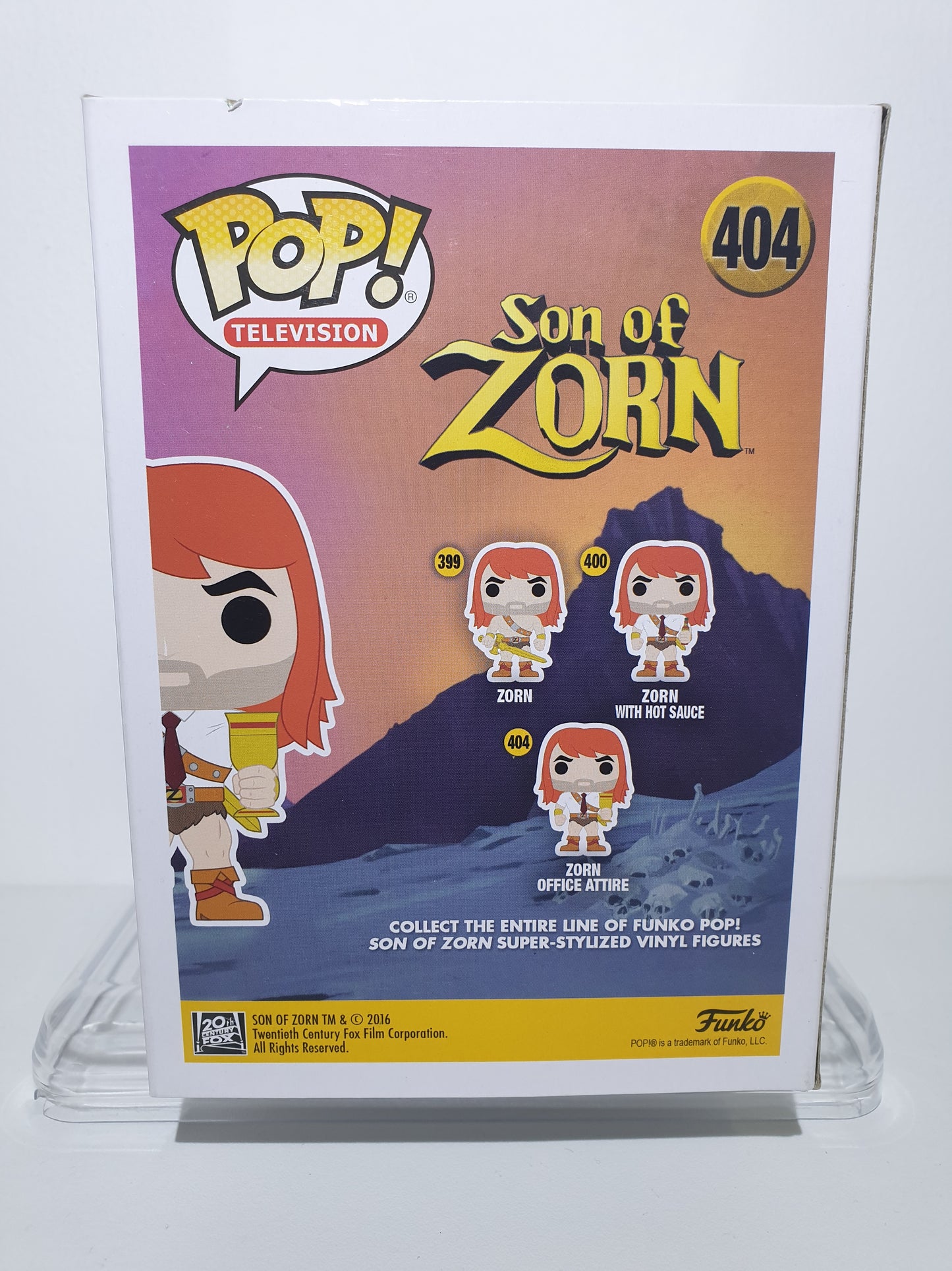 FUNKO POP 404 - SON OF ZORN - ZORN OFFICE ATTIRE - OCCASION
