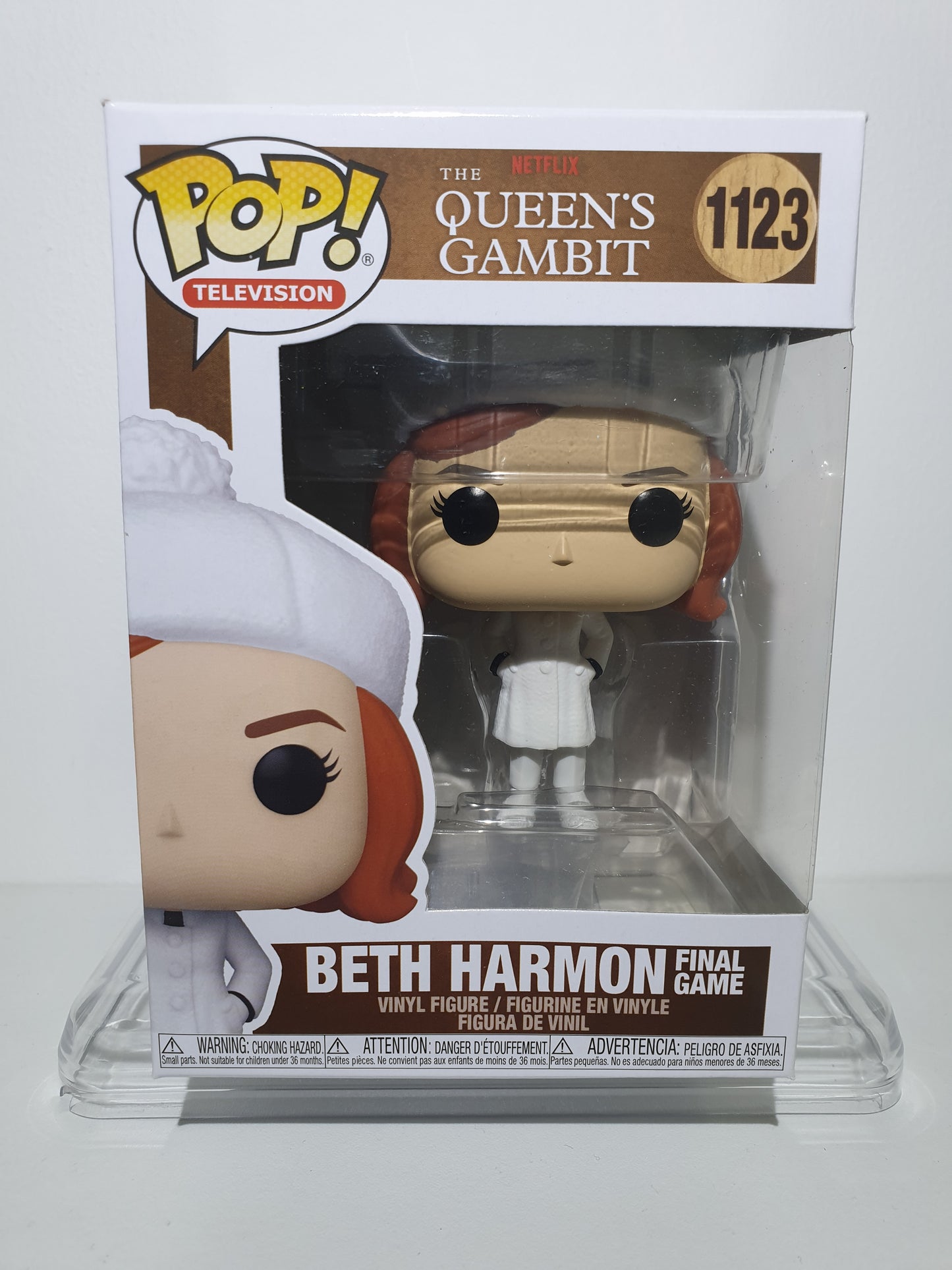 FUNKO POP 1123 - NETFLIX THE QUEEN'S GAMBIT - BETH HARMON FINAL GAME - OCCASION