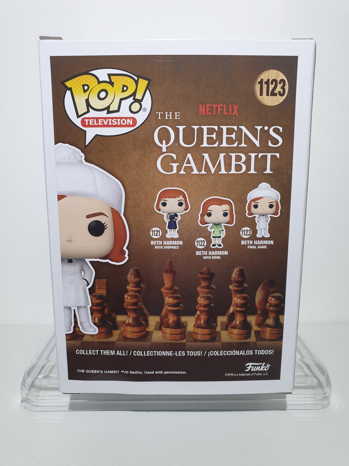FUNKO POP 1123 - NETFLIX THE QUEEN'S GAMBIT - BETH HARMON FINAL GAME - OCCASION
