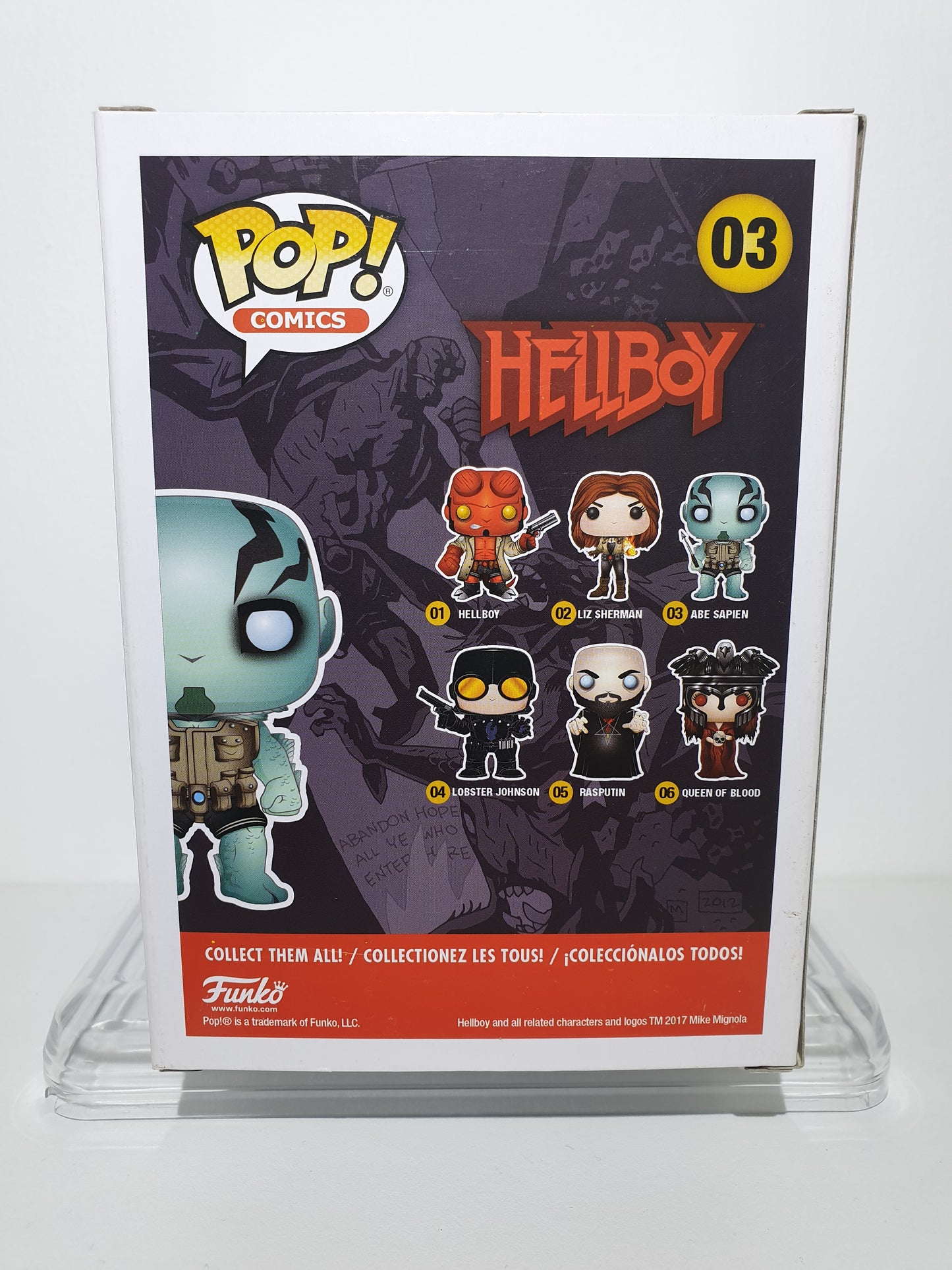 FUNKO POP 03 - HELLBOY - ABE SAPIEN - OCCASION