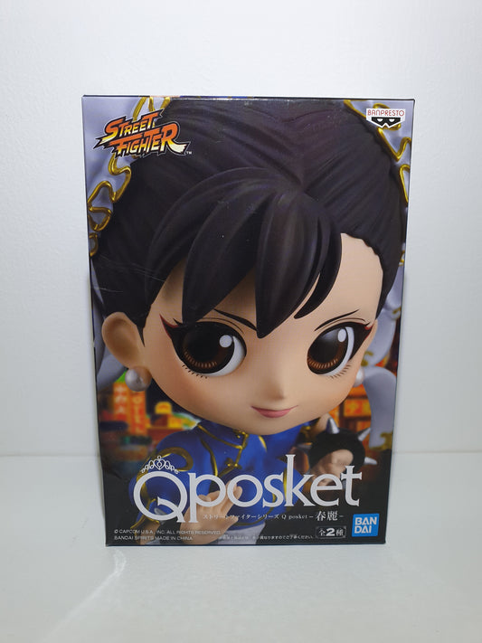 Q POSKET - STREET FIGHTER - CHUN-LI VER.A (TENUE BLEUE) - NEUF