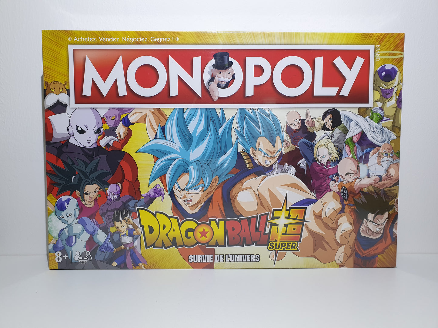 MONOPOLY DRAGON BALL SUPER SURVIE DE L'UNIVERS - NEUF SOUS BLISTER
