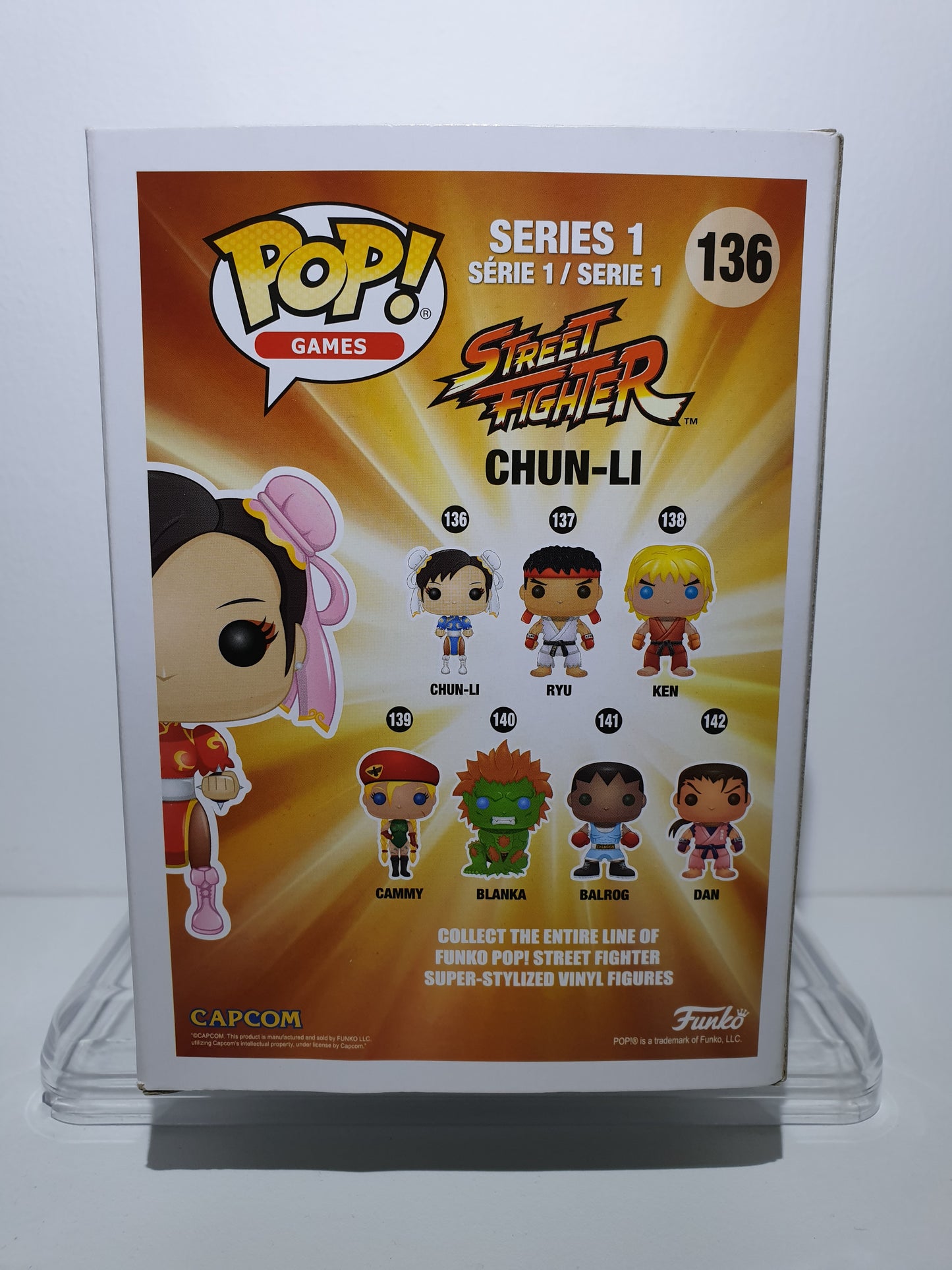 FUNKO POP 136 - STREET FIGHTER - CHUN-LI - OCCASION