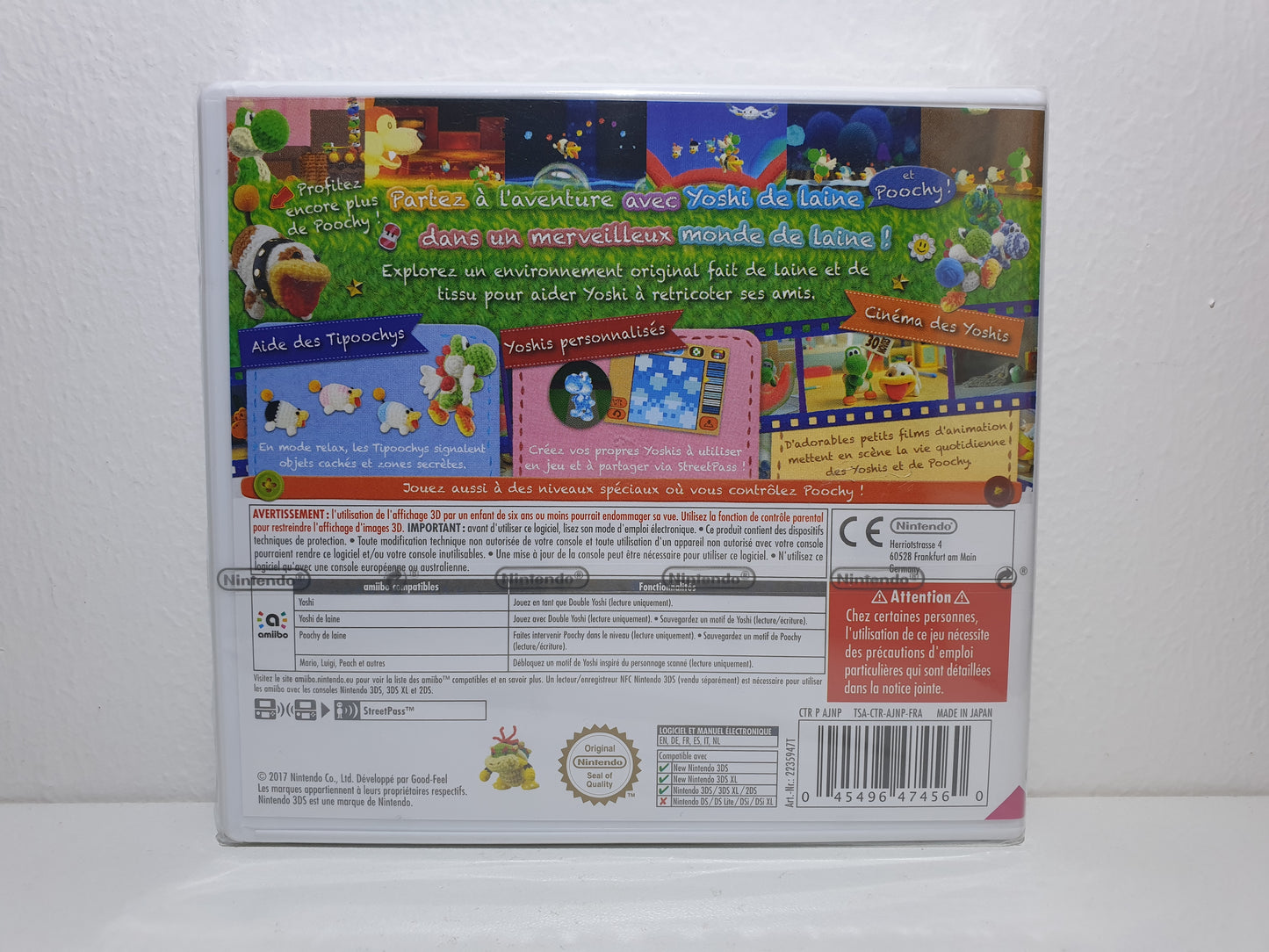 Poochy & Yoshi's Woolly World 3DS - Neuf sous blister