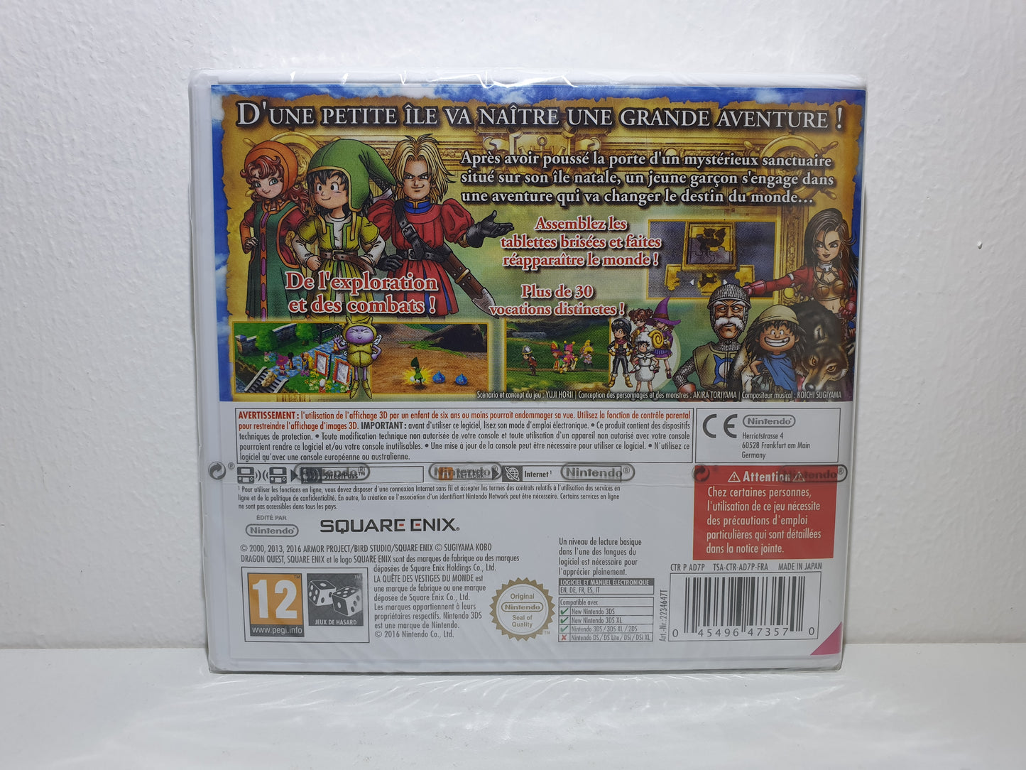 Dragon Quest VII : La Quête des vestiges du monde 3DS - Neuf sous blister