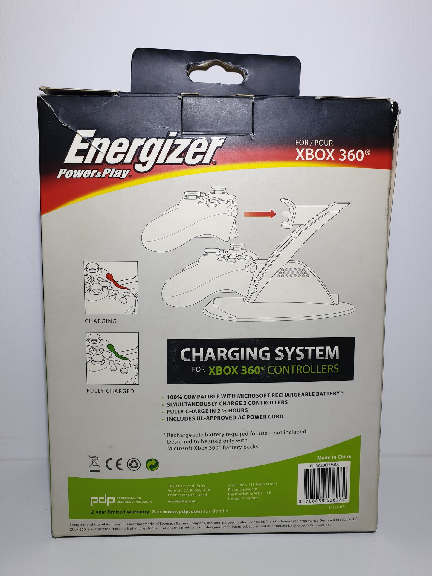 SYSTEME DE RECHARGE DE BATTERIES DES MANETTES - POUR XBOX 360 - NEUF