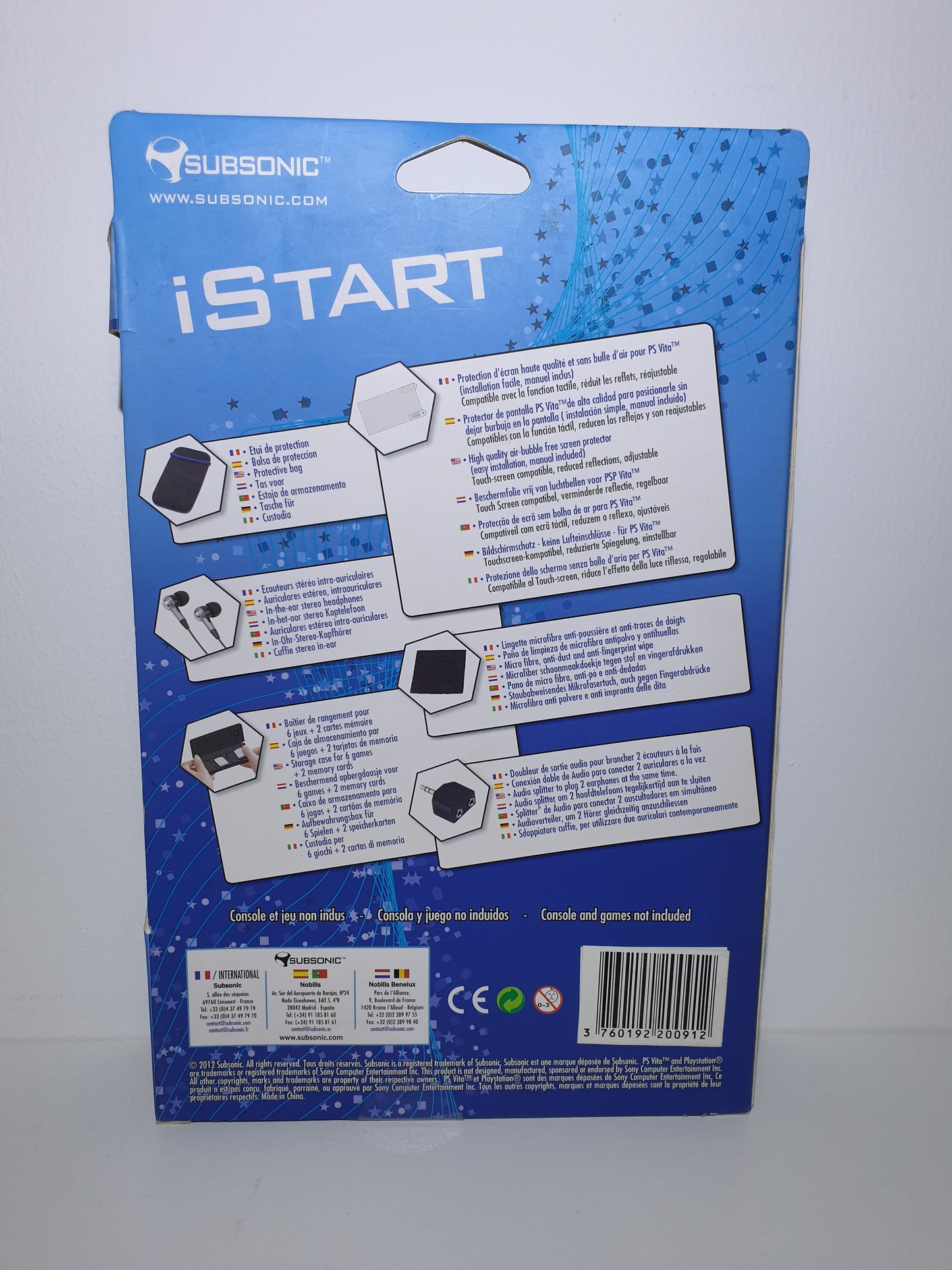 KIT SUBSONIC ISTART - POUR PS VITA - NEUF SOUS BLISTER