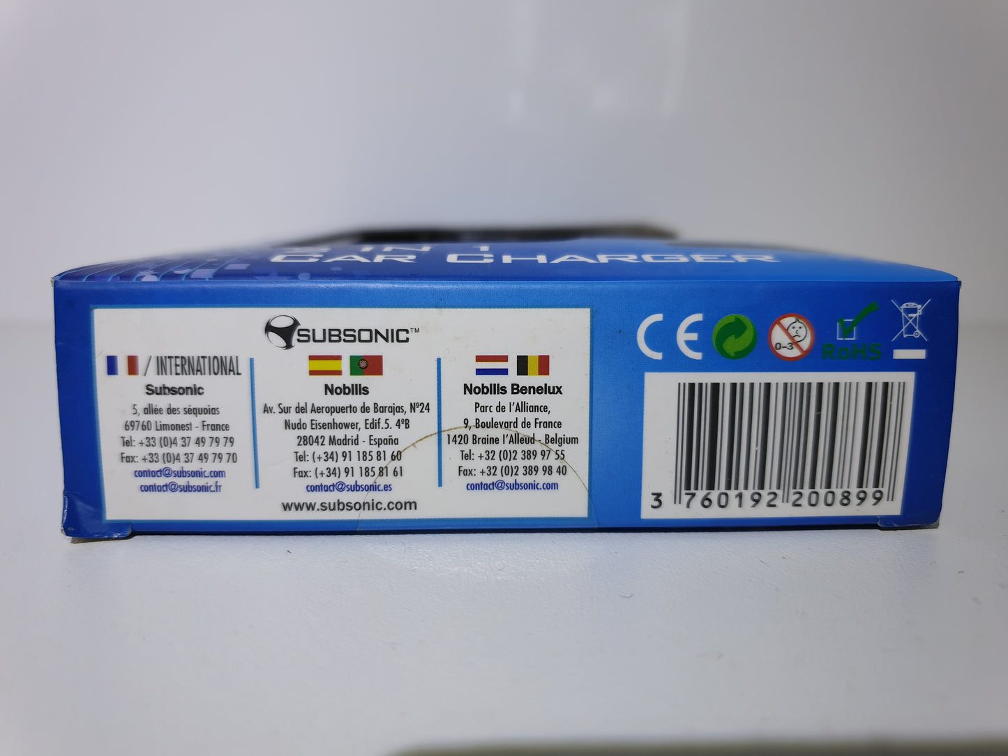 2 EN 1 : CHARGEUR ALLUME-CIGARE ET TRANSFERT DE DONNEES - POUR PS VITA ET PSP - NEUF SOUS BLISTER
