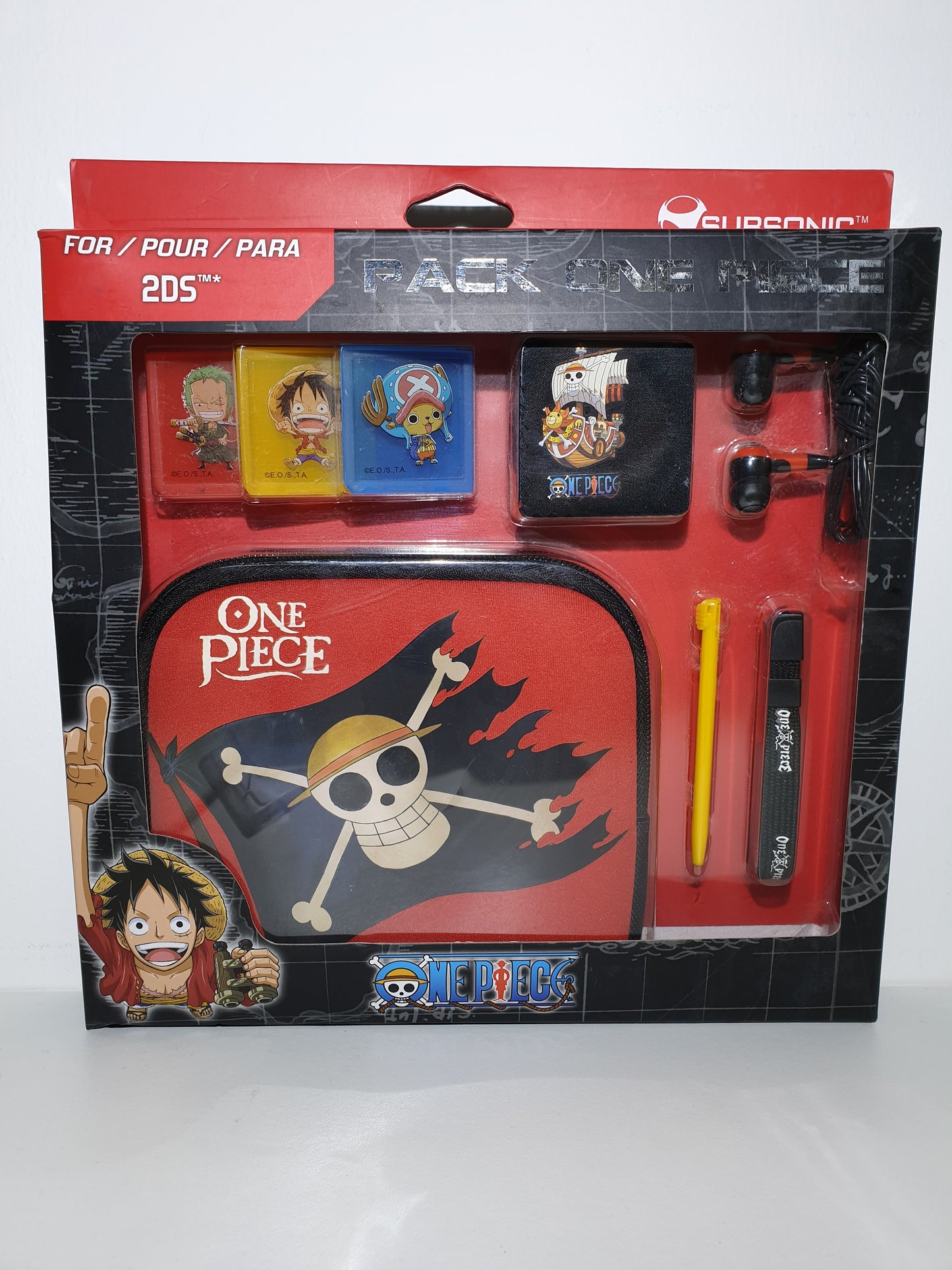 PACK D'ACCESSOIRES SUBSONIC ONE PIECE - POUR 2DS - NEUF SOUS BLISTER