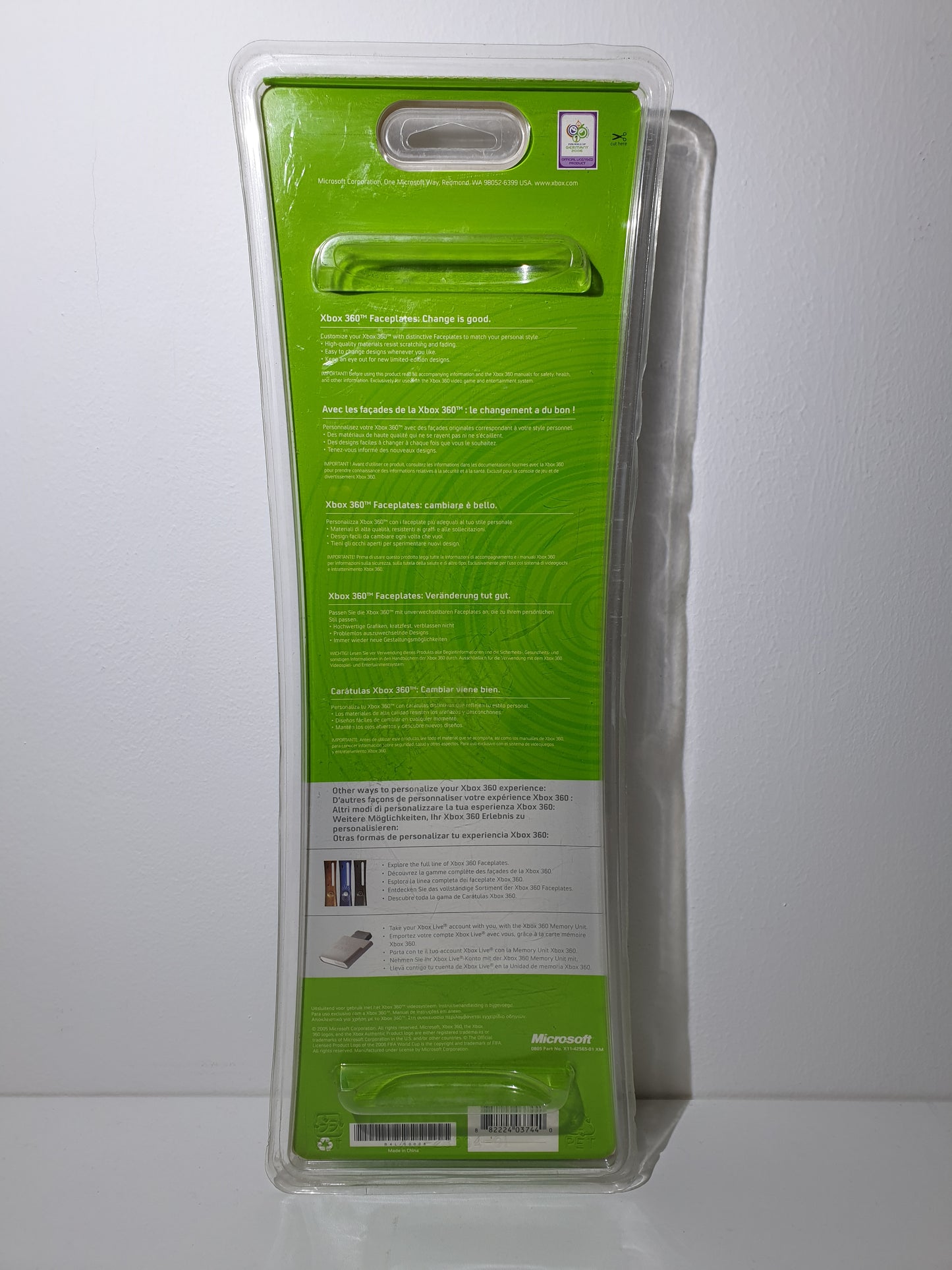 FACADE ARGENT - POUR XBOX 360 - NEUF SOUS BLISTER