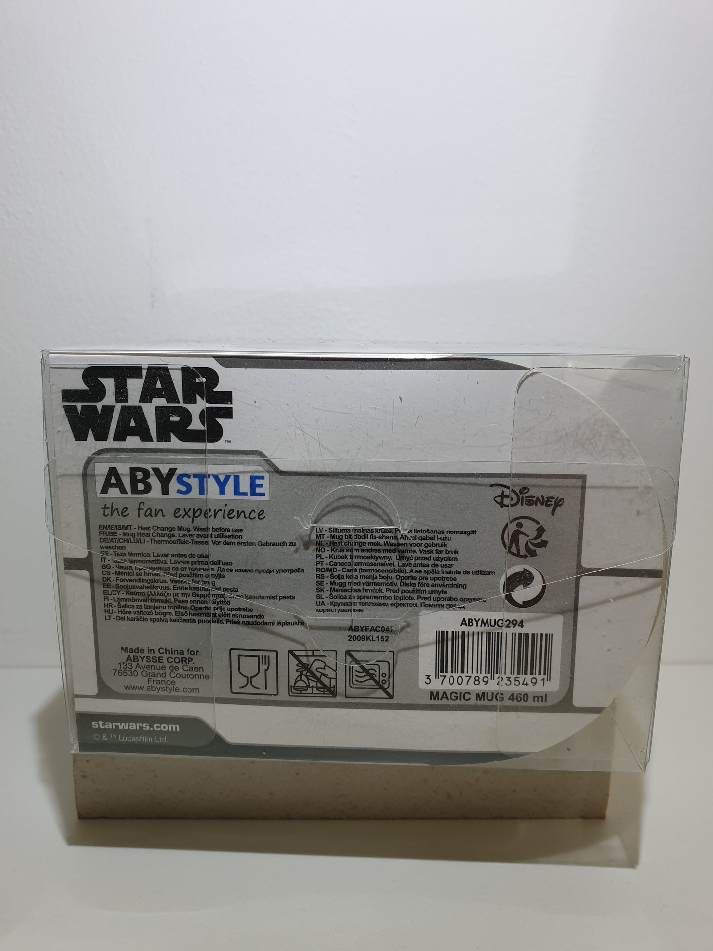 MUG STAR WARS THERMOREACTIF DARK VADOR 460 ML ABYSTYLE - NEUF SOUS BLISTER