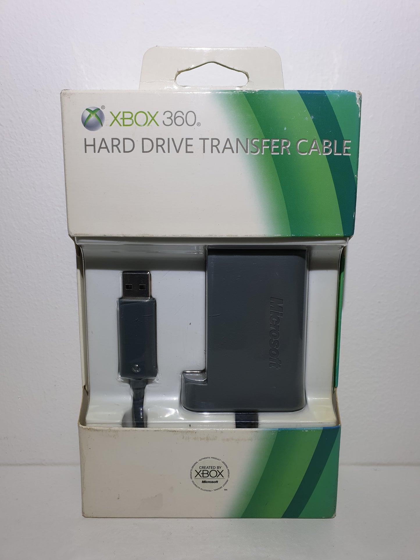 CABLE OFFICIEL DE TRANSFERT DE DISQUE DUR - POUR XBOX 360 - NEUF SOUS BLISTER