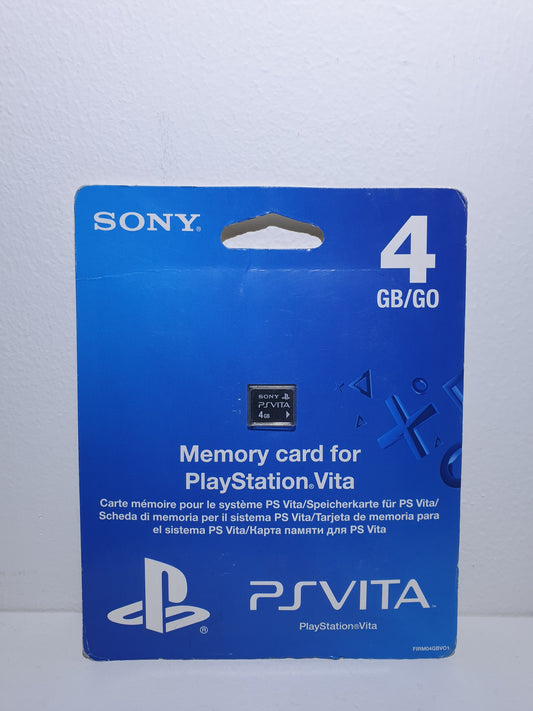 CARTE MEMOIRE OFFICIELLE SONY 4GB - POUR PS VITA - NEUF SOUS BLISTER