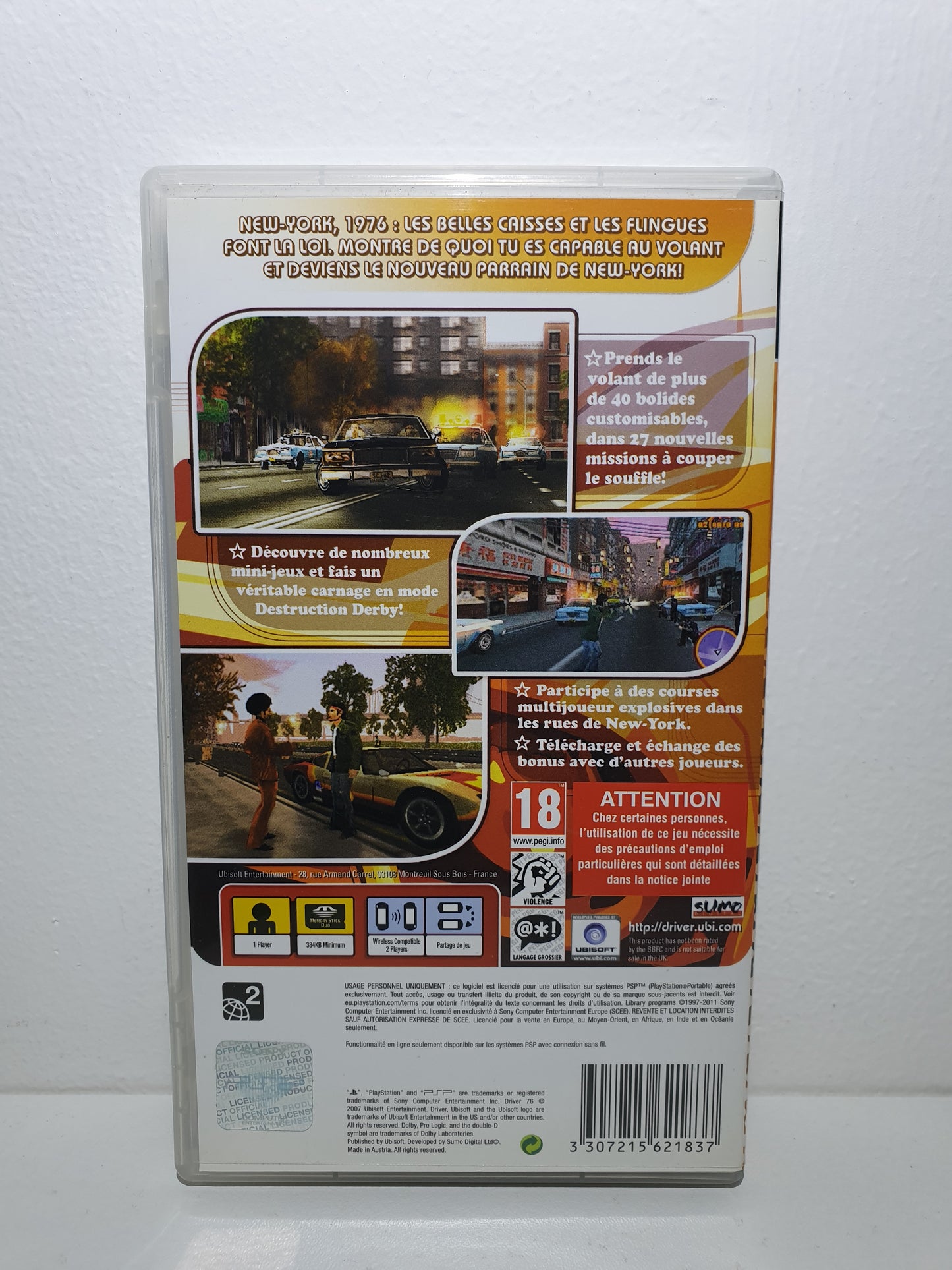 Driver 76 - Essentials PSP - Occasion très bon état