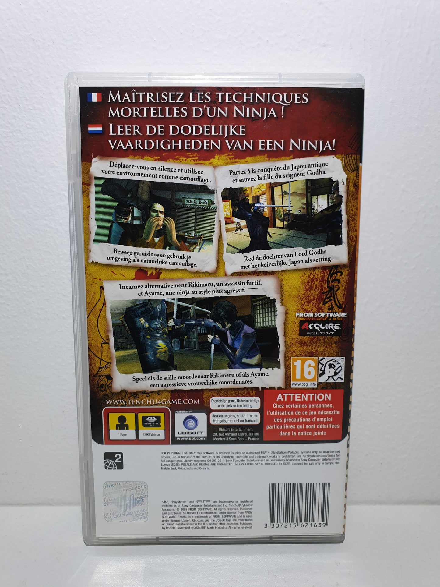 Tenchu Shadow Assassins - Essentials PSP - Occasion très bon état