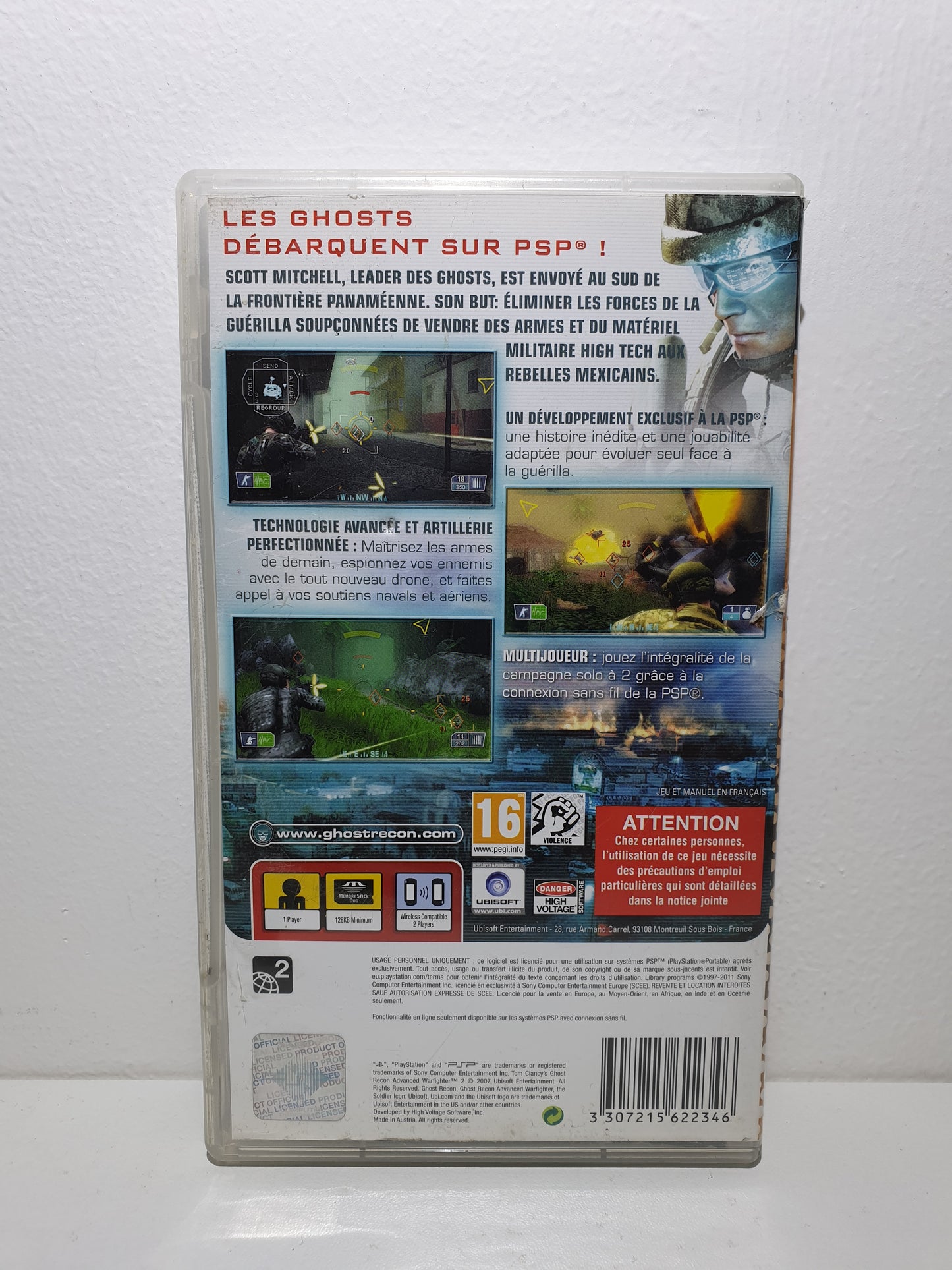 Tom Clancy's Ghost Recon Advanced Warfighter 2 - Essentials PSP - Occasion état moyen