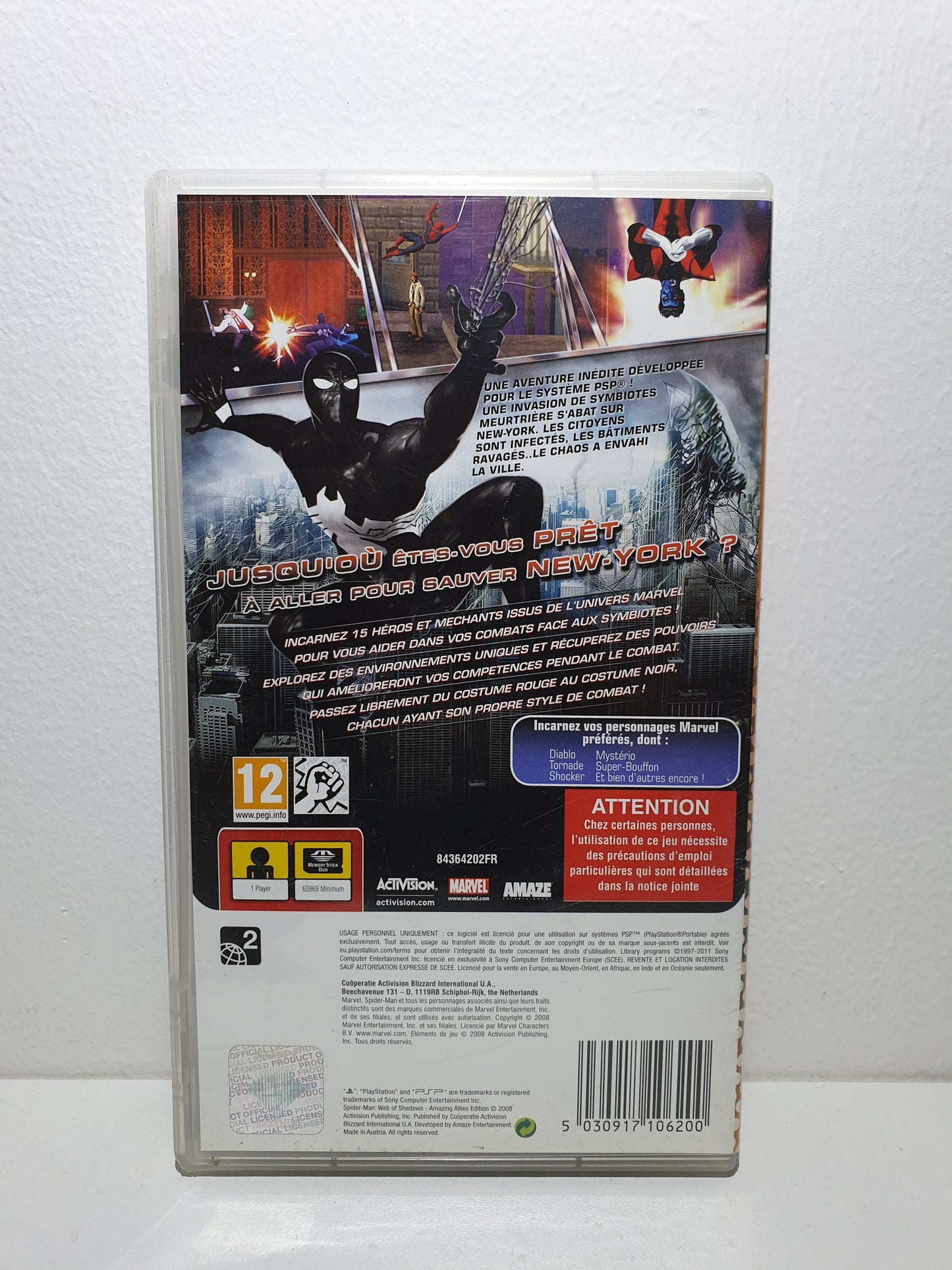 Spider-Man : Le Règne des Ombres - L'Union Sacrée - Essentials PSP - Occasion bon état