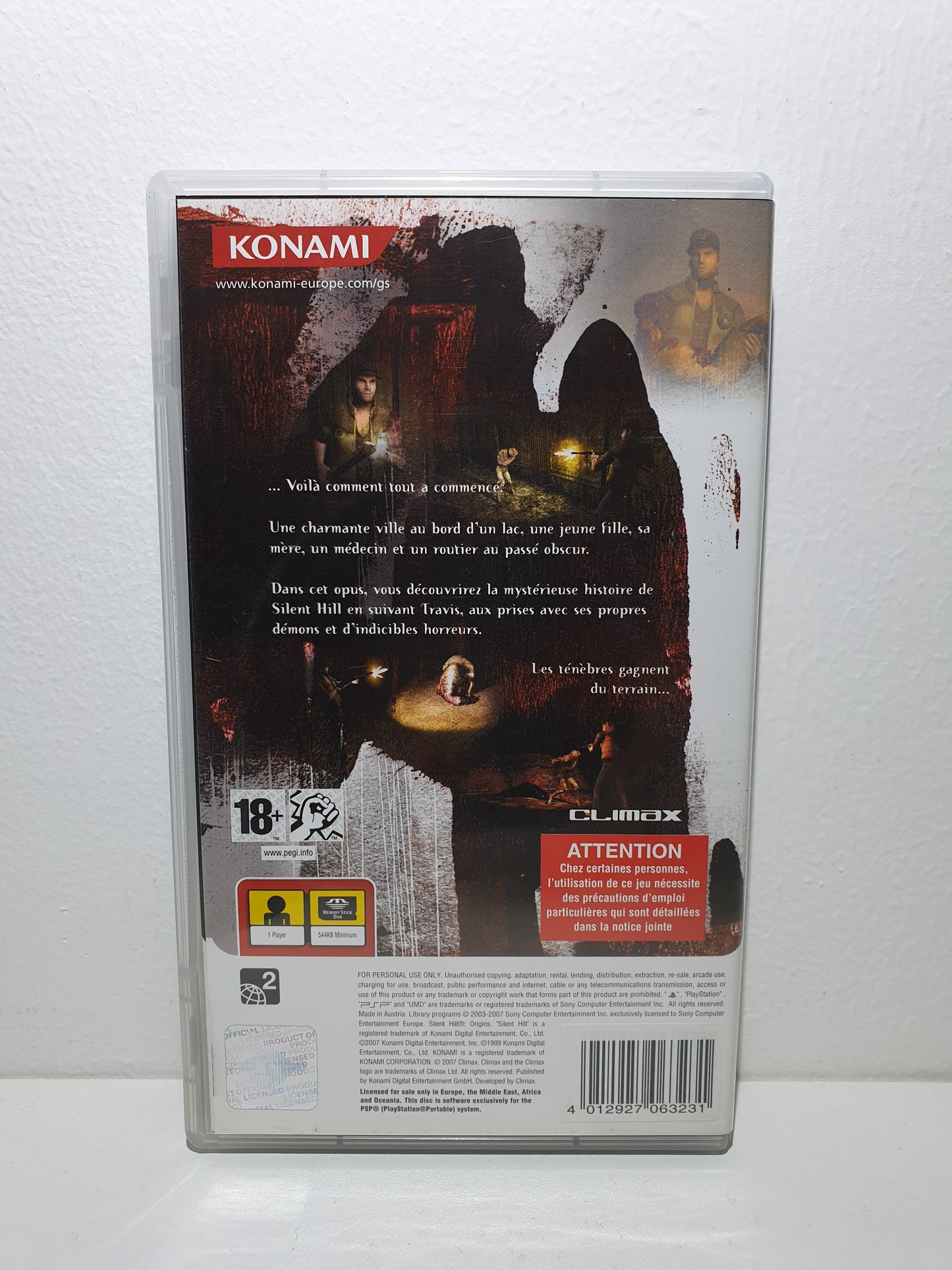 Silent Hill Origins PSP - Occasion très bon état