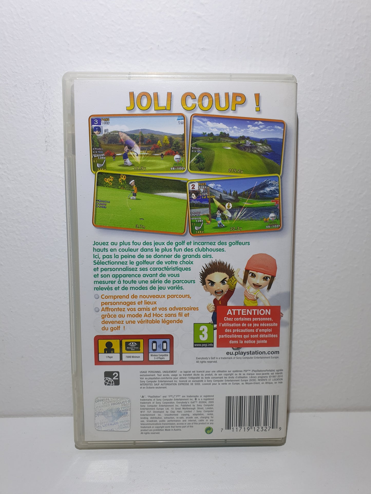 Everybody's Golf - Essentials PSP - Occasion état moyen