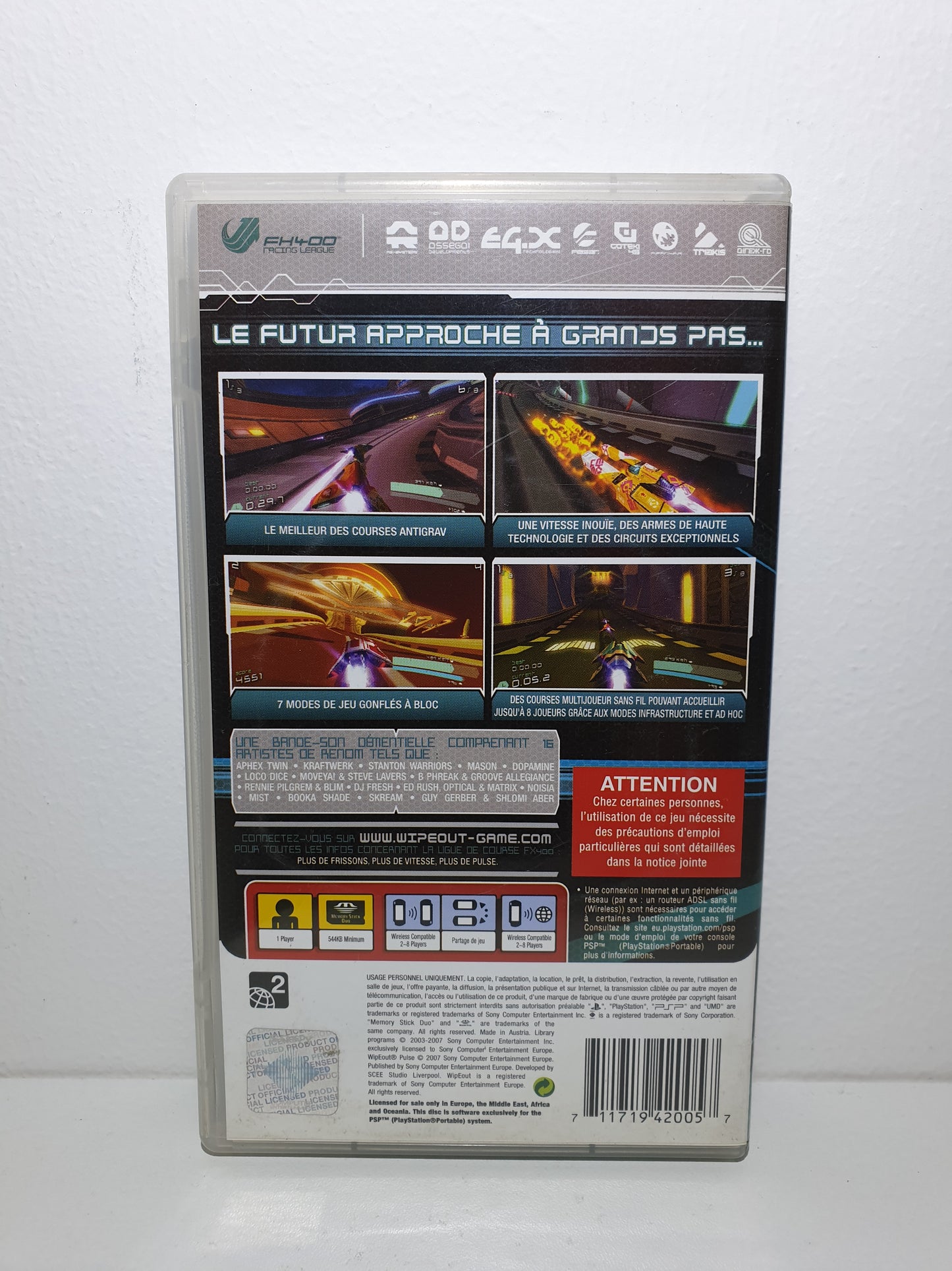 WipEout Pulse PSP - Occasion bon état