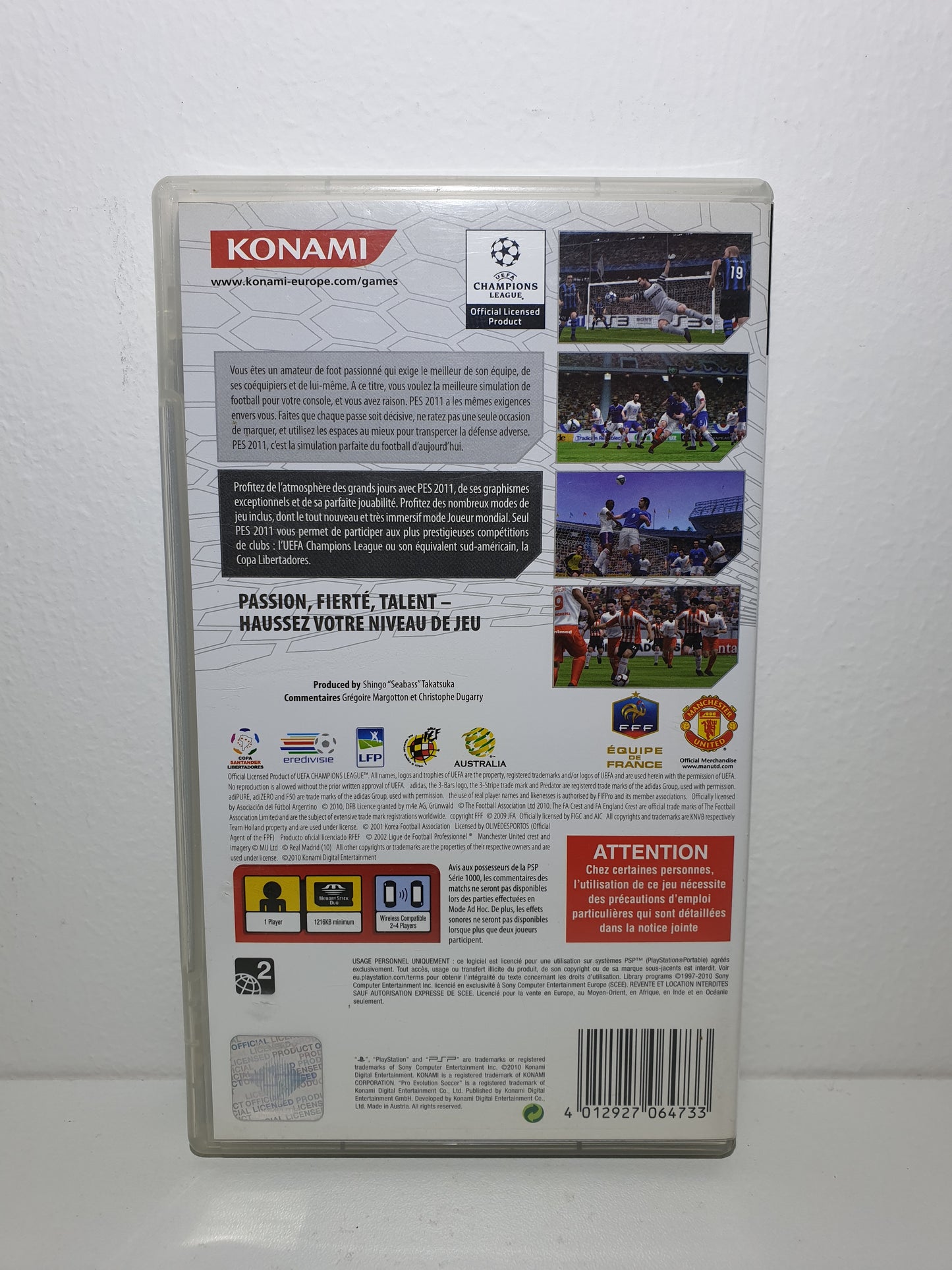 Pro Evolution Soccer 2011 PSP - Occasion bon état