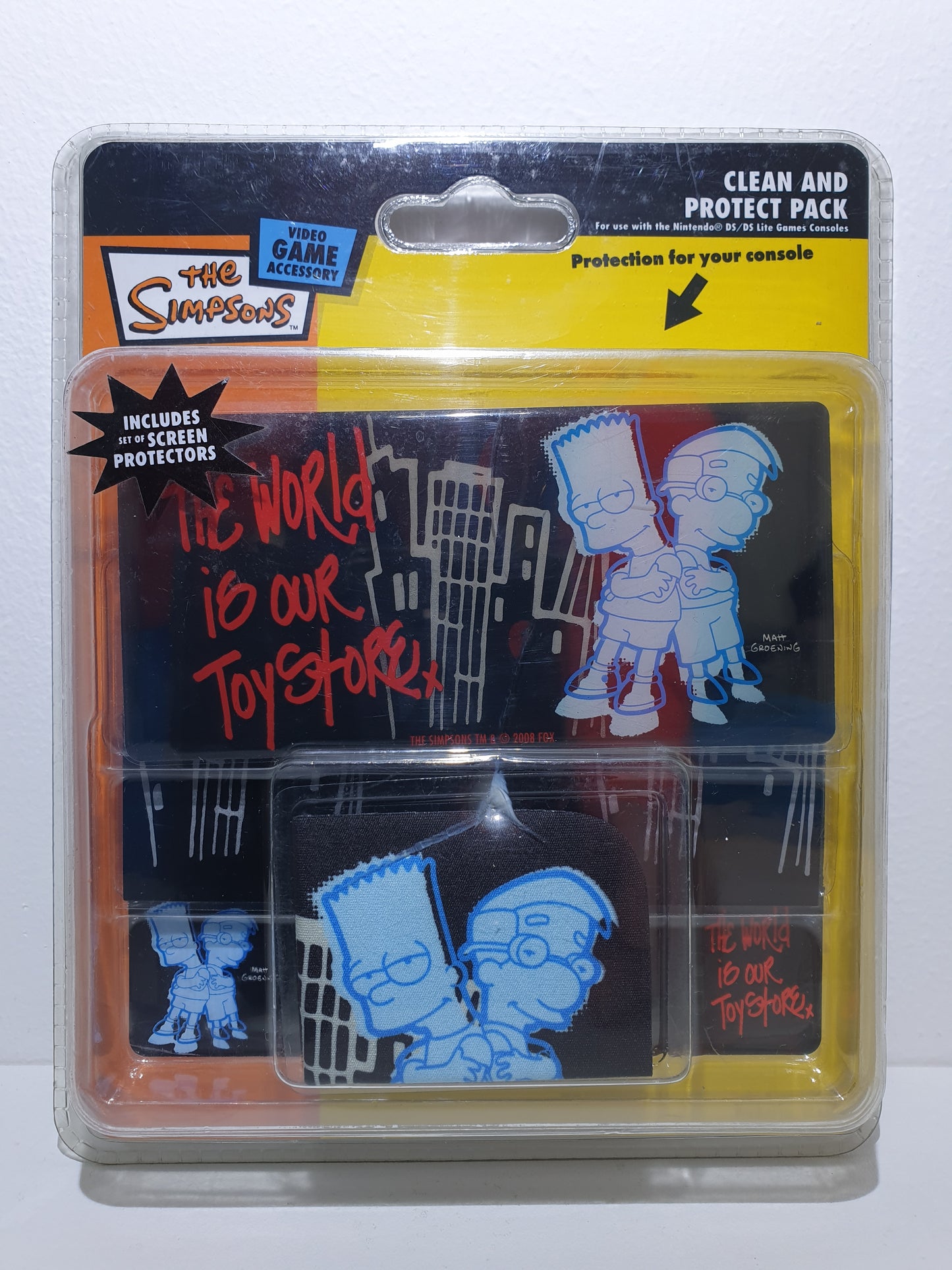 PACK DE NETTOYAGE ET PROTECTION THE SIMPSONS - POUR DS LITE - NEUF SOUS BLISTER