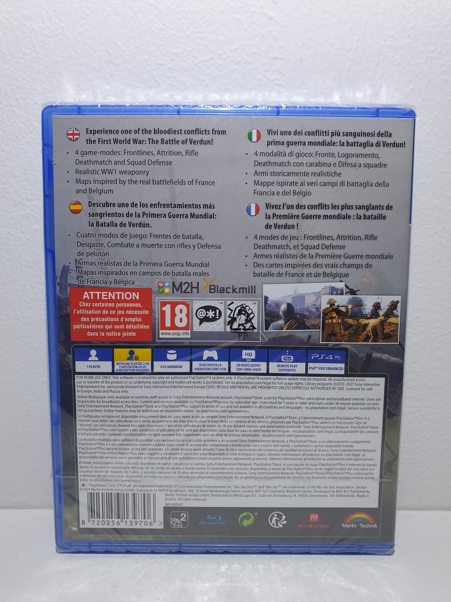 WWI Verdun Western Front PS4 - Neuf sous blister