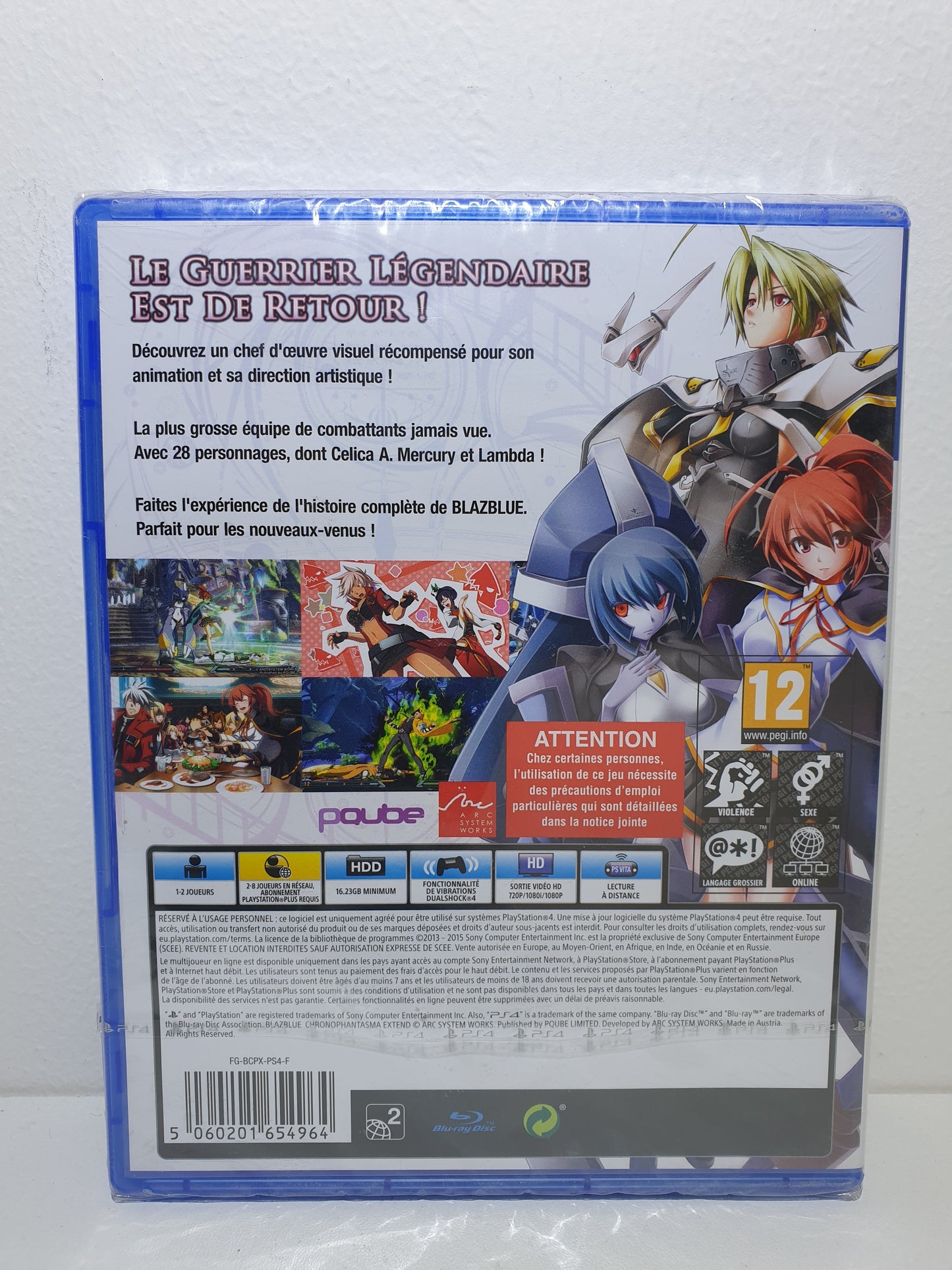 BlazBlue : Chrono Phantasma Extend PS4