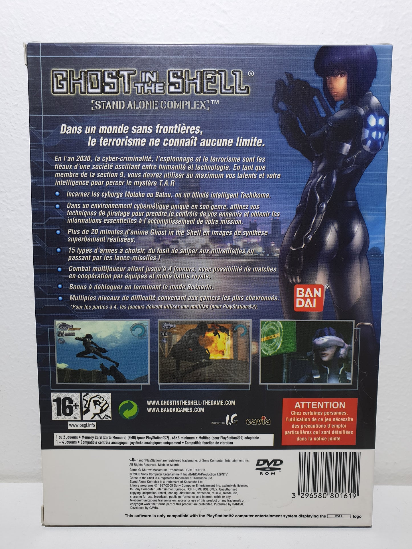 Ghost in the Shell : Stand Alone Complex PS2 - Occasion excellent état