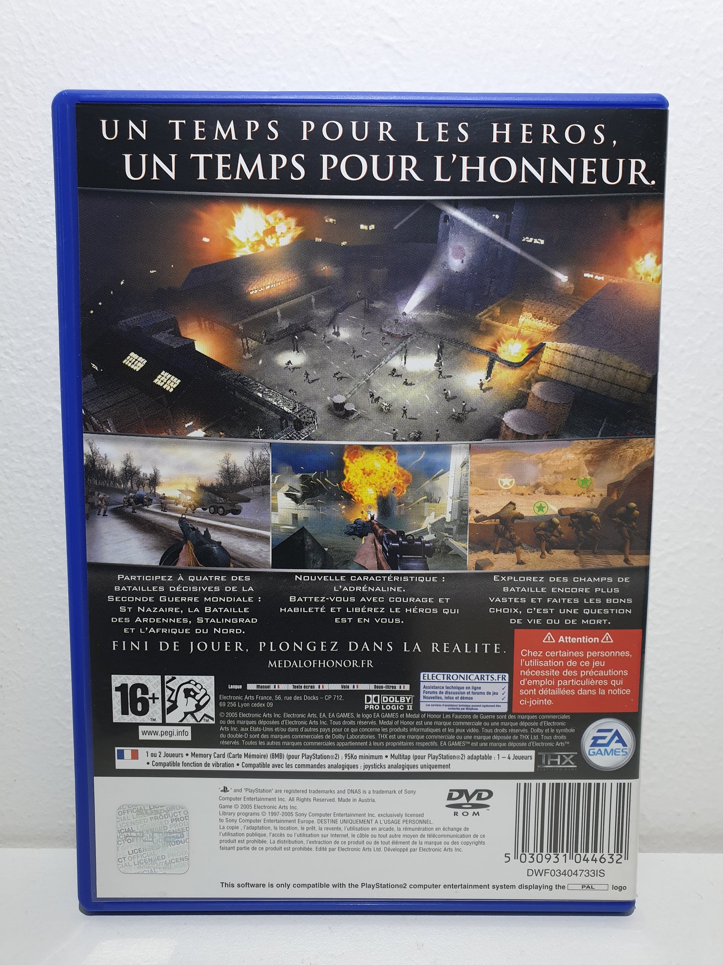 Medal of Honor : Les Faucons de Guerre PS2 - Occasion très bon état