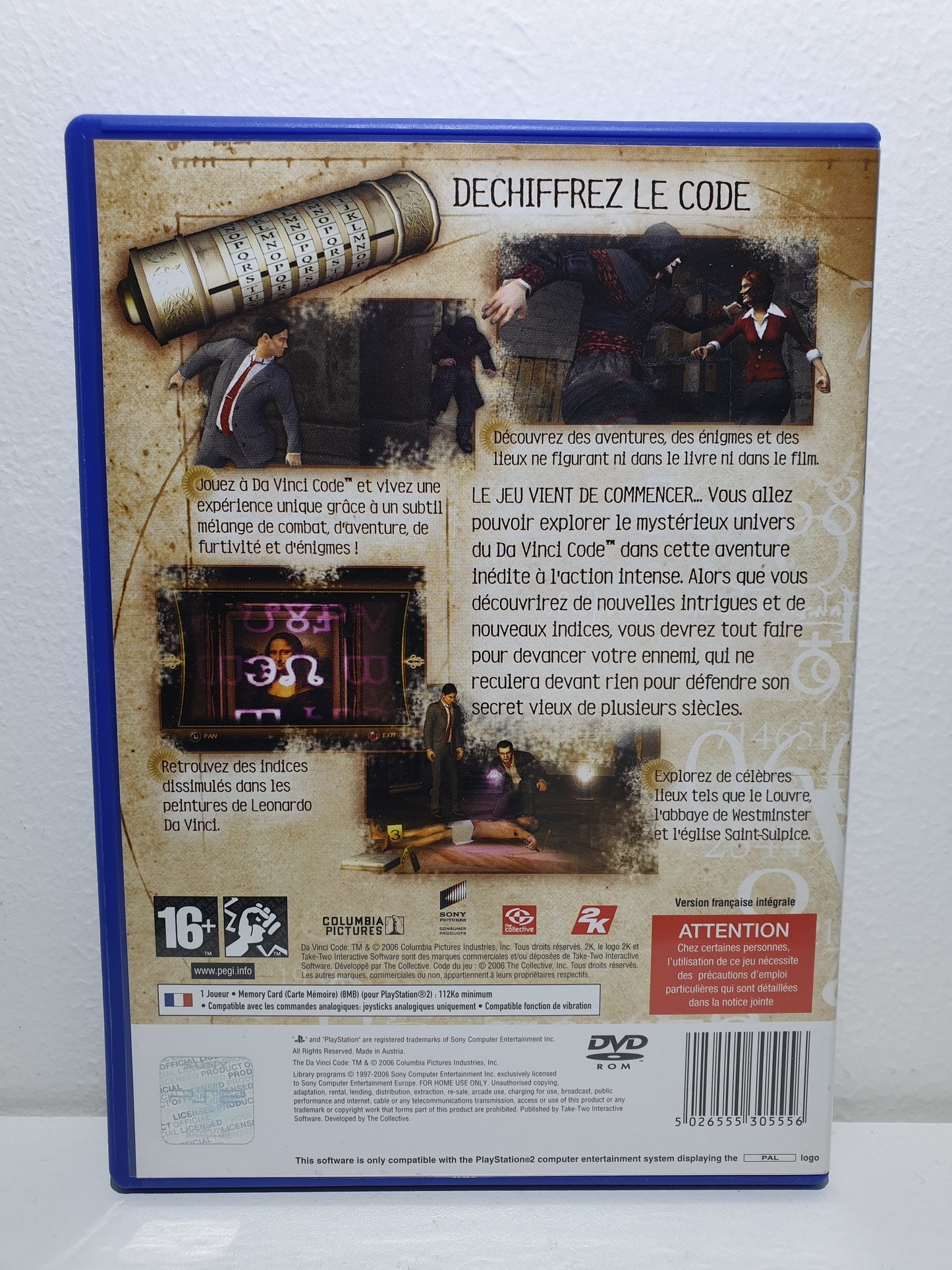 Da Vinci Code PS2 - Occasion excellent état