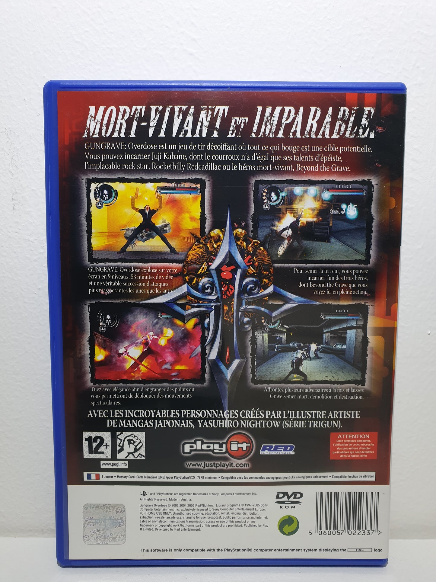 Gungrave Overdose PS2 - Occasion bon état