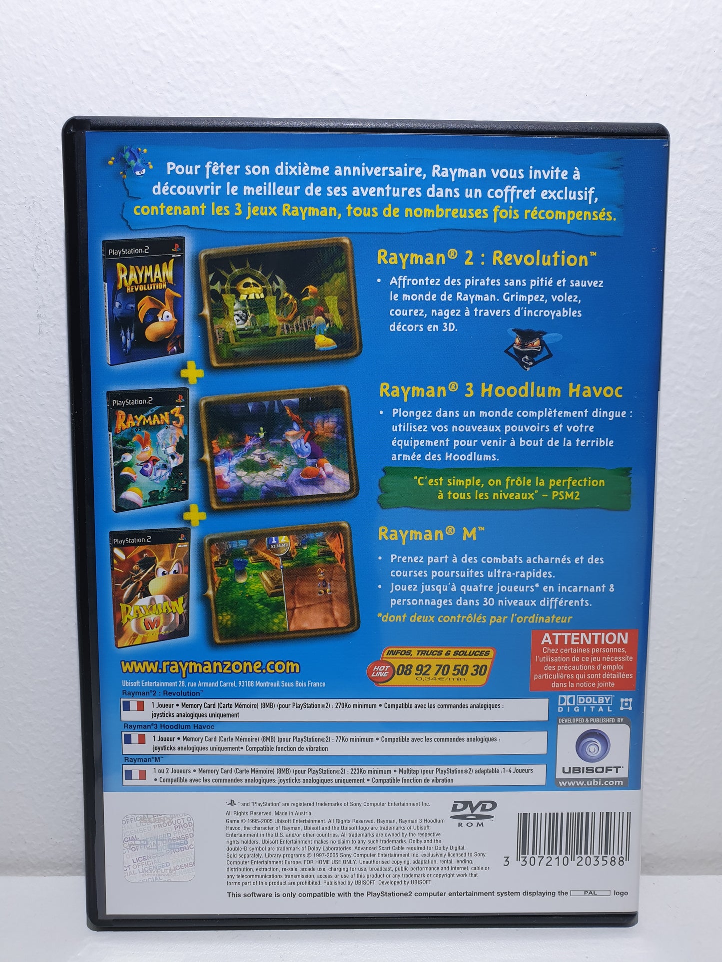 Rayman 10ème Anniversaire PS2 - Occasion excellent état