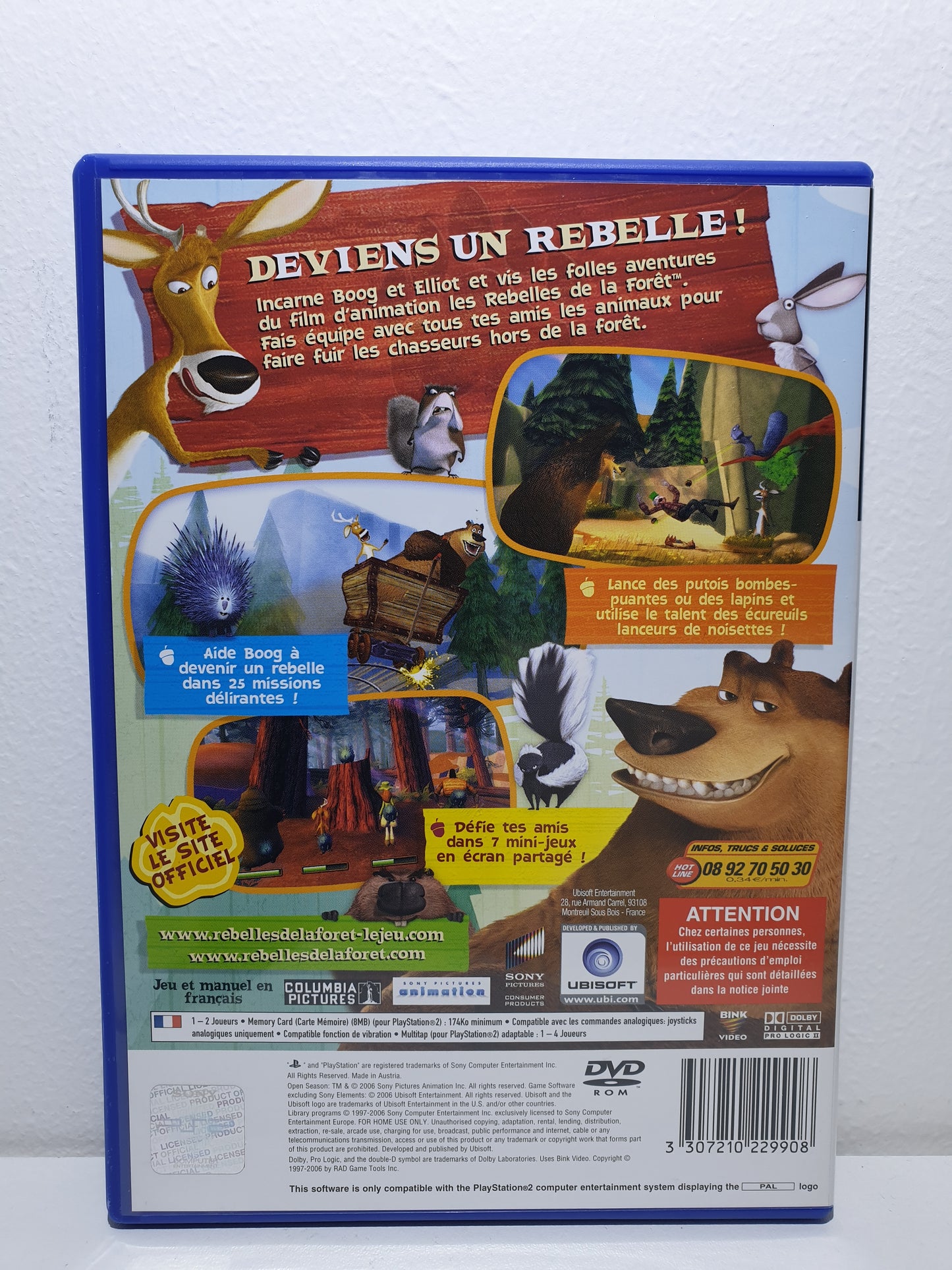 Les Rebelles de la Forêt PS2 - Occasion excellent état