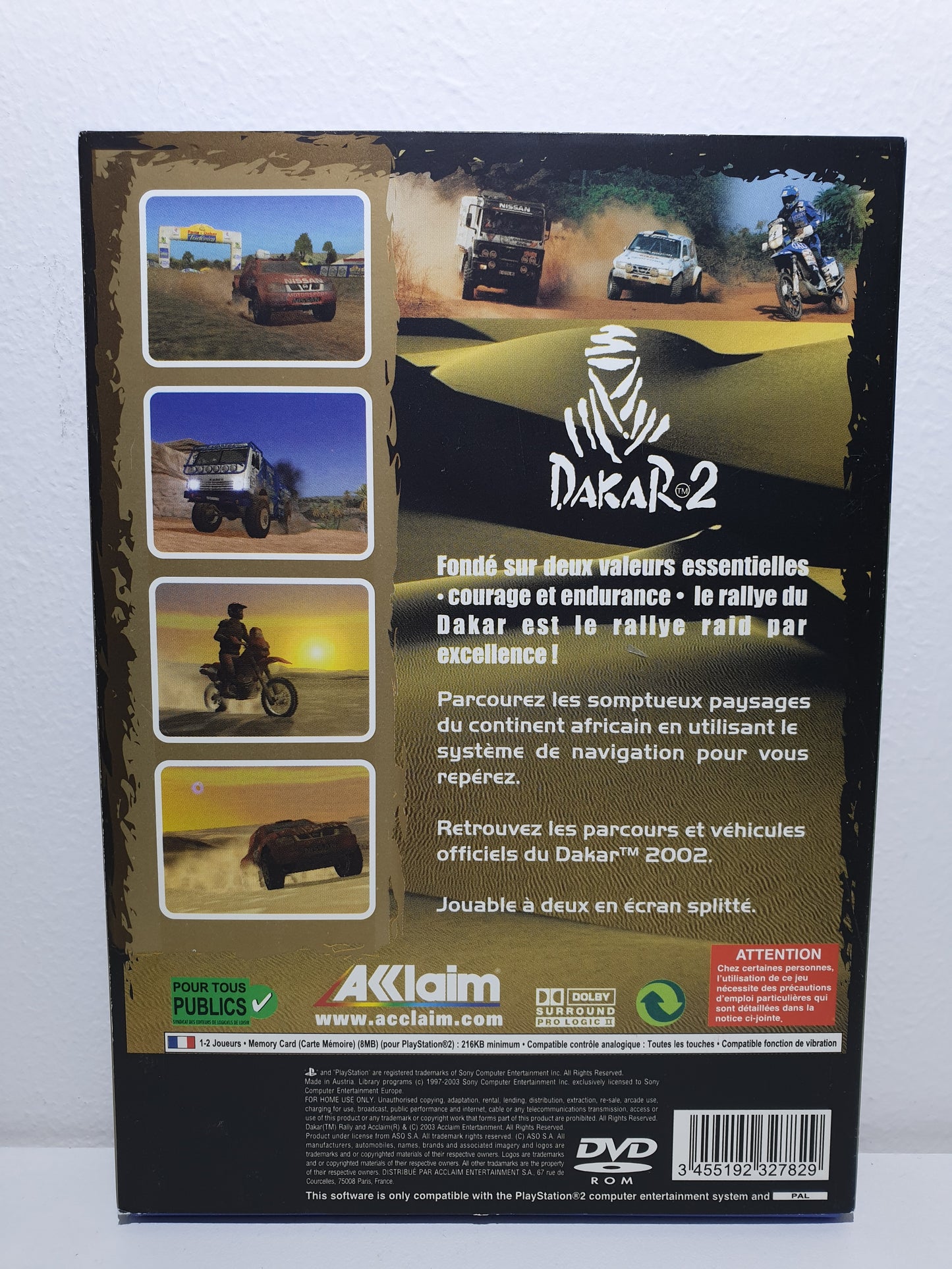 Dakar 2 - Edition Collector Double DVD PS2 - Occasion excellent état